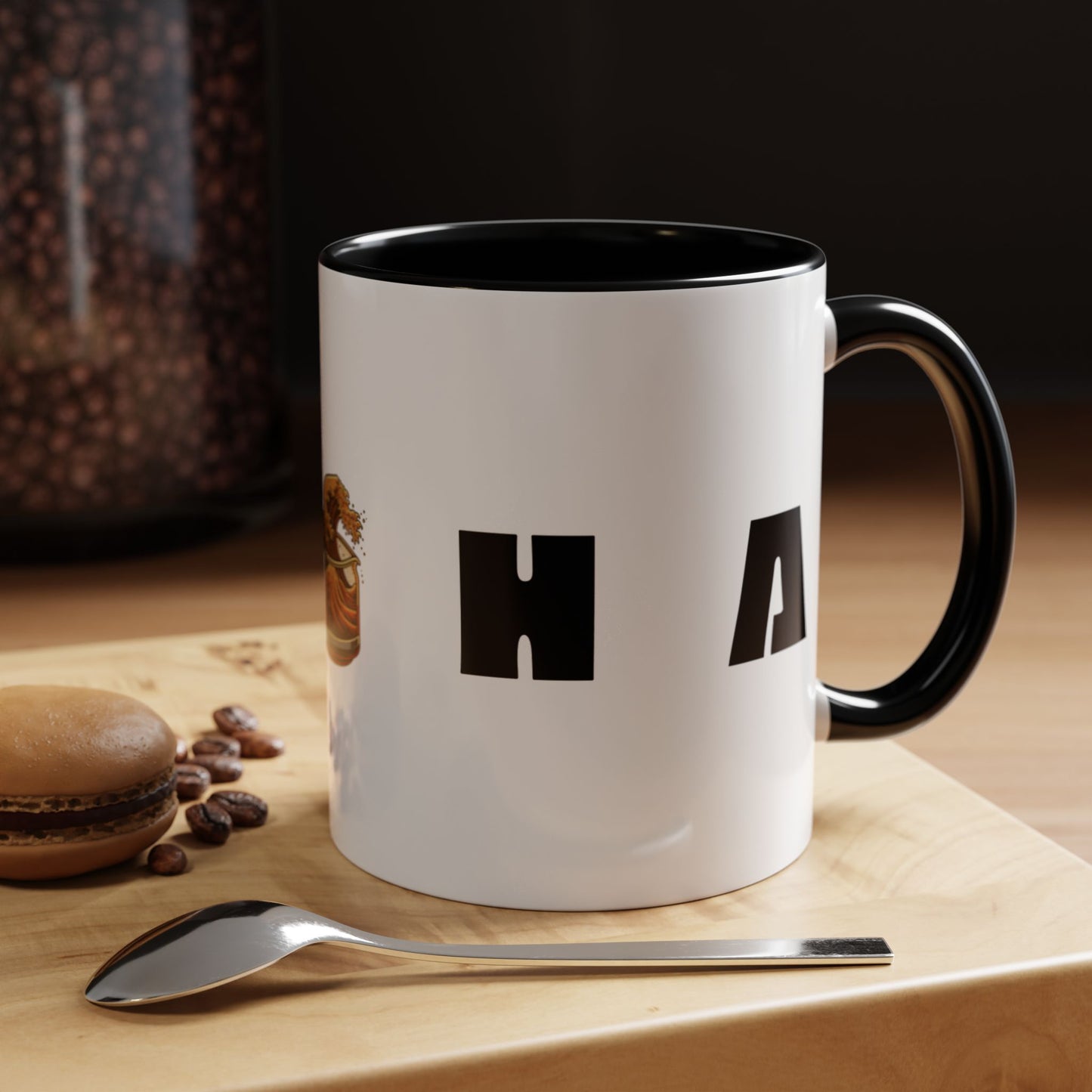 The Great Wave of Coffee Aloha Graphic Lined Mug for Coffee Lovers