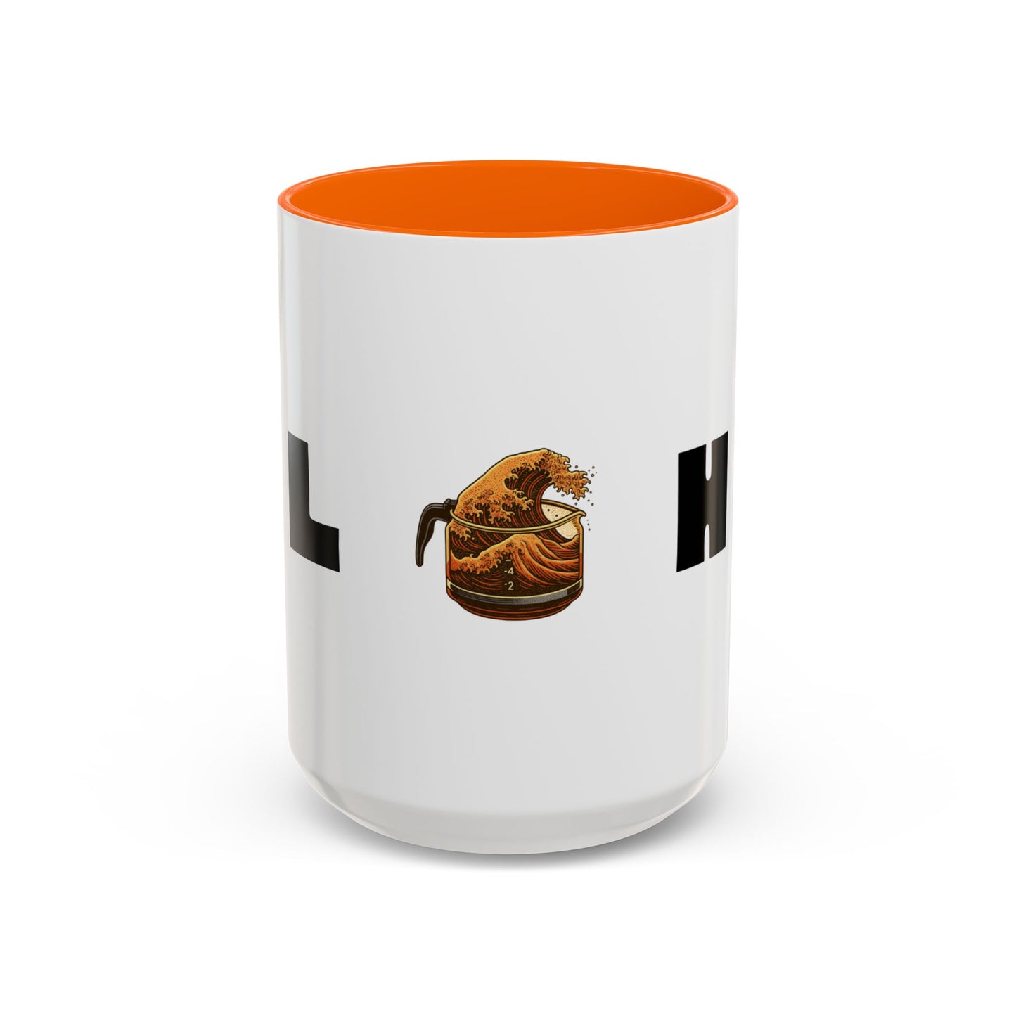 The Great Wave of Coffee Aloha Graphic Lined Mug for Coffee Lovers