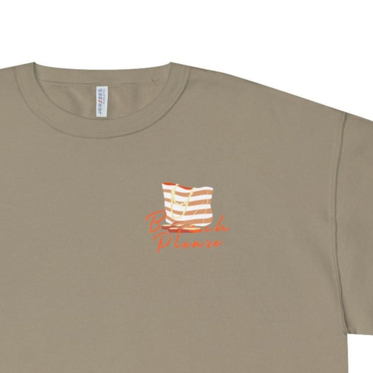 Beach Please Printed Crew Sweatshirt