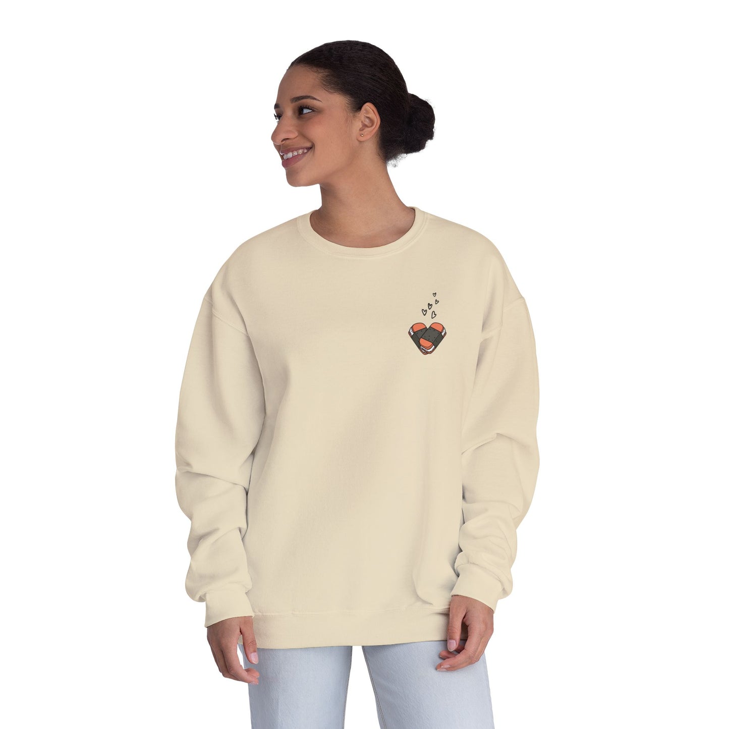 Musubi Love Printed Crew Sweatshirt