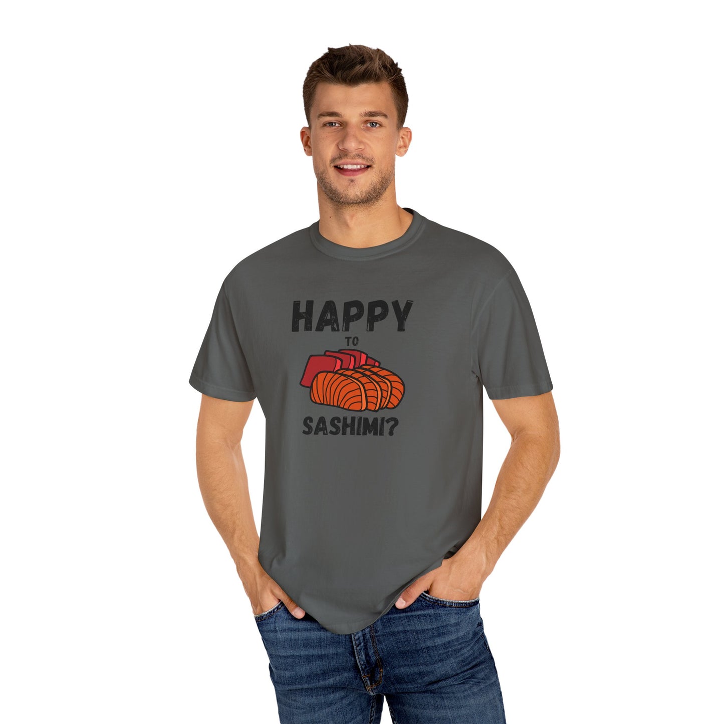 Happy to Sashimi? Premium T-Shirt Sushi Lover Gift-T-Shirt-Bits of Aloha