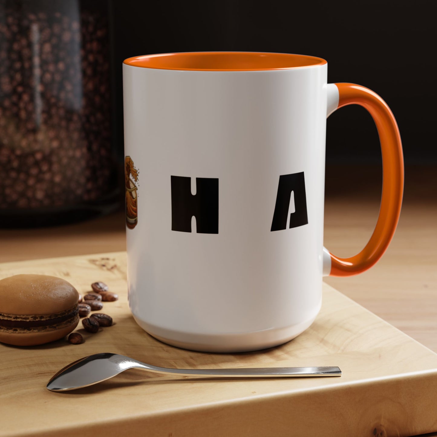 The Great Wave of Coffee Aloha Graphic Lined Mug for Coffee Lovers