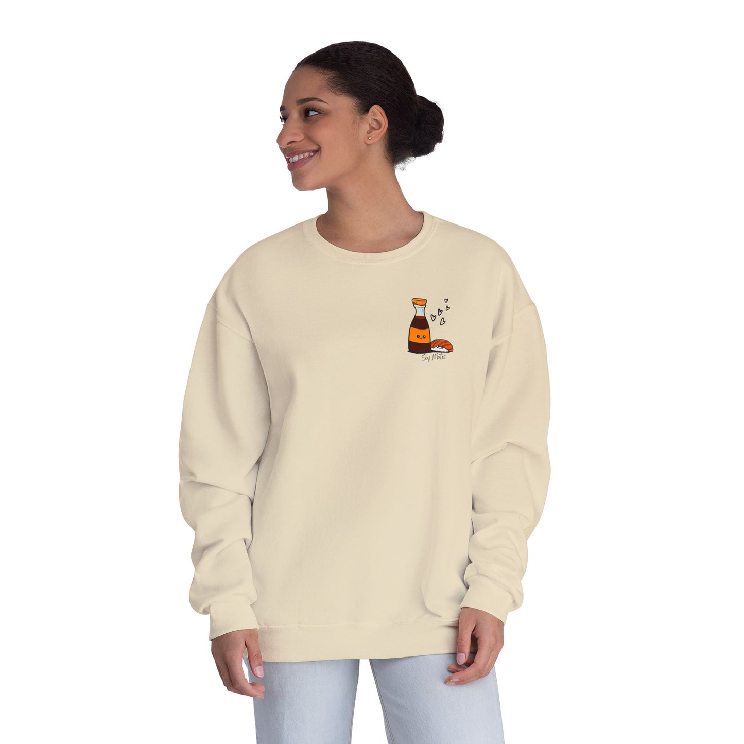 Soy Mates Printed Crew Sweatshirt