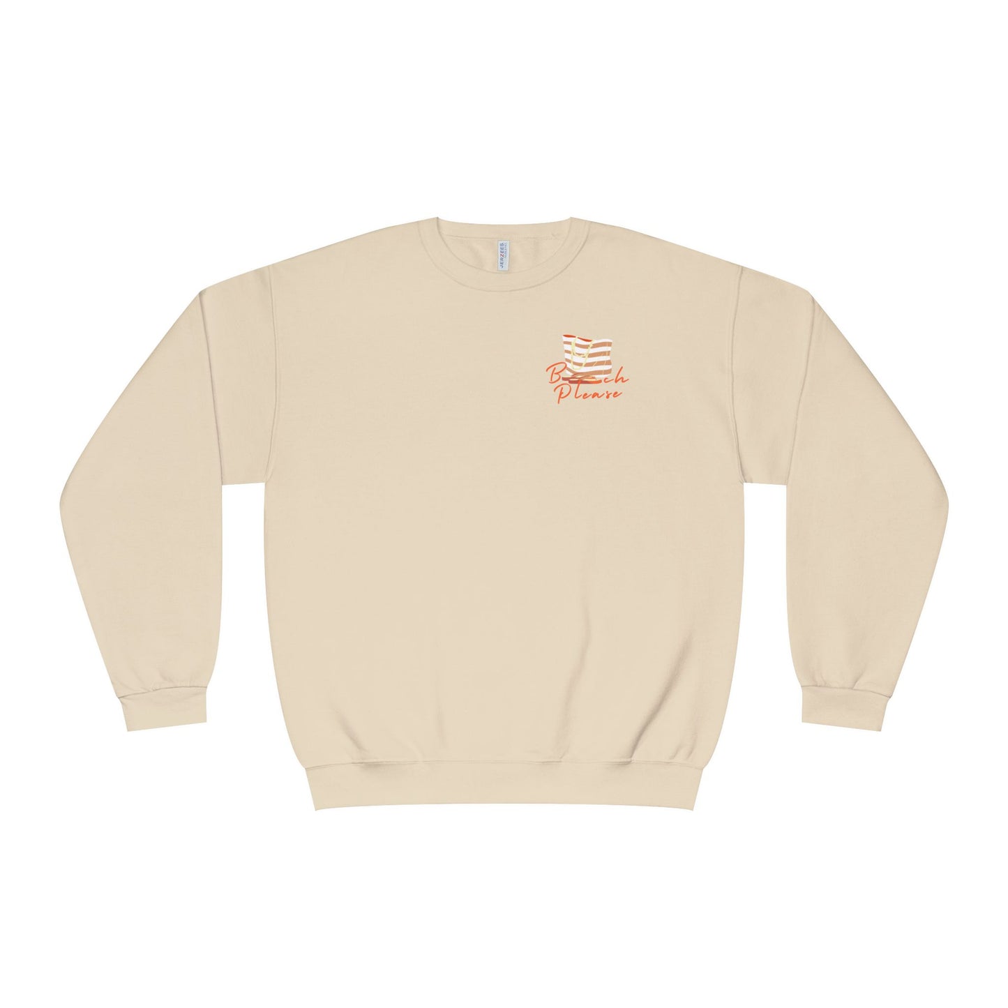 Beach Please Printed Crew Sweatshirt