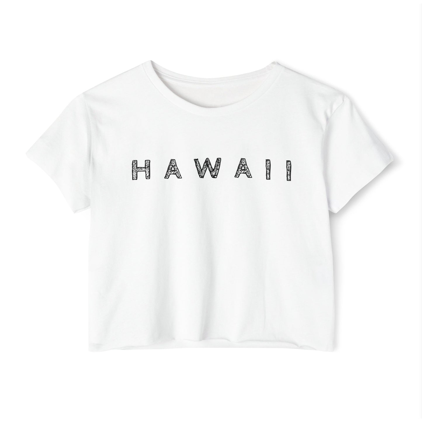 Hawaii Scribble Festival Crop Top