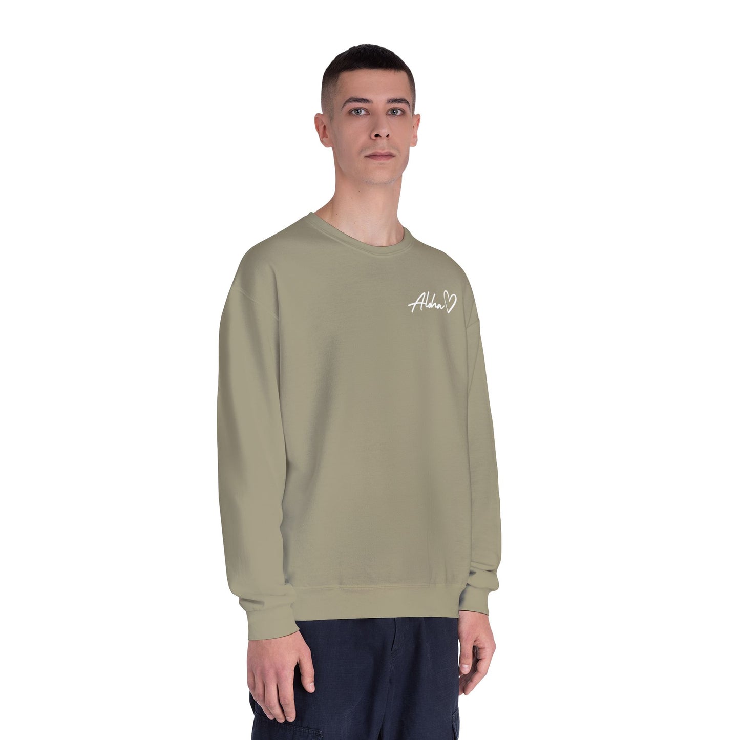 Aloha Love Printed Crew Sweatshirt, Spread Aloha