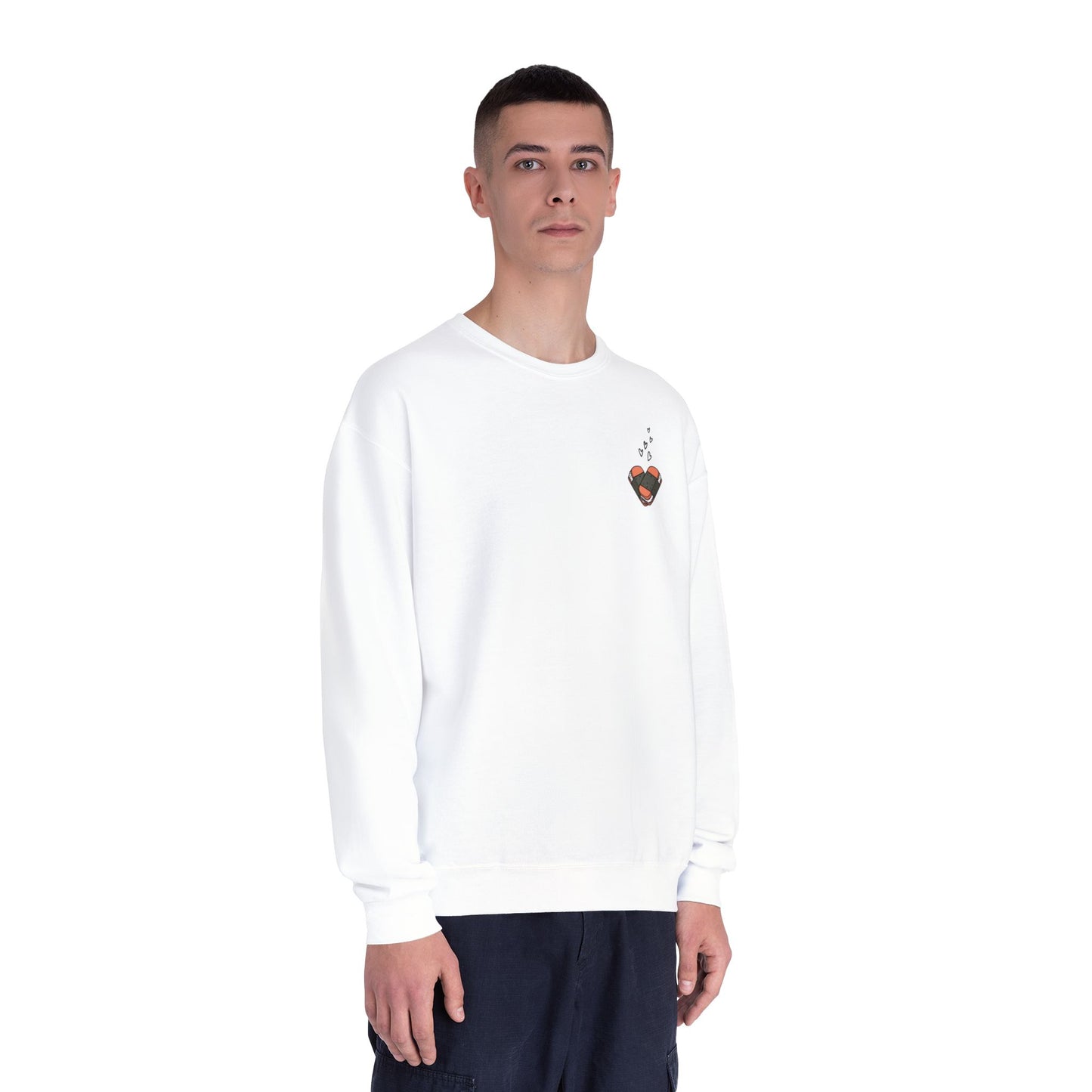 Musubi Love Printed Crew Sweatshirt