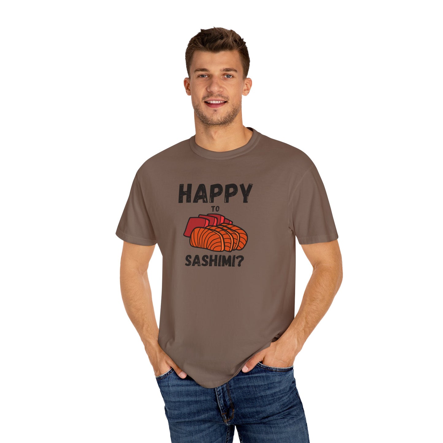 Happy to Sashimi? Premium T-Shirt Sushi Lover Gift-T-Shirt-Bits of Aloha