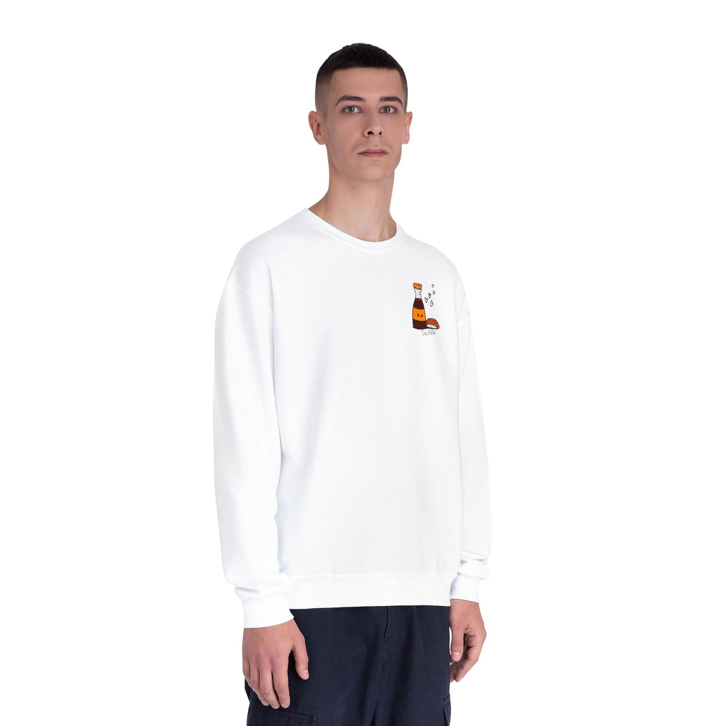 Soy Mates Printed Crew Sweatshirt