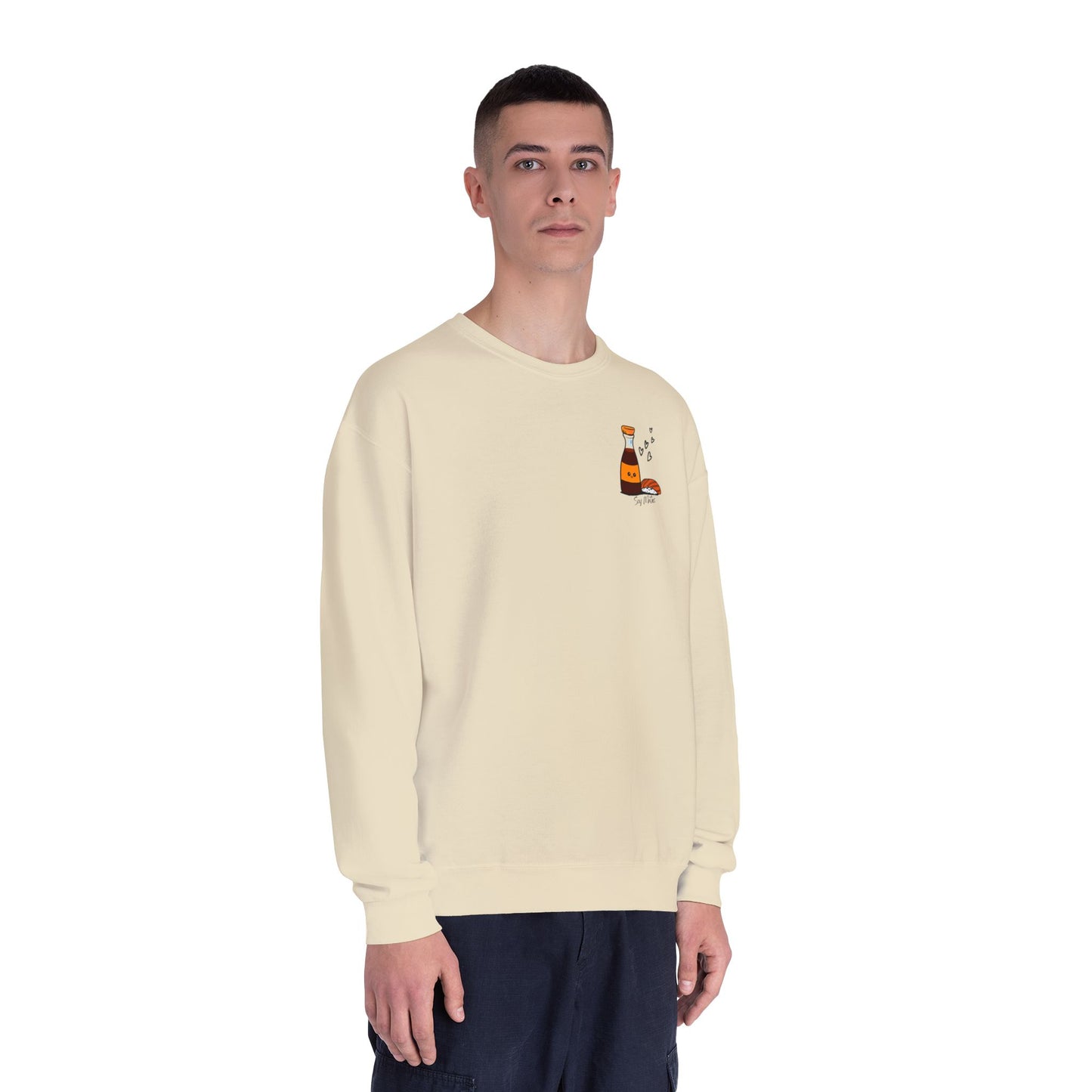 Soy Mates Printed Crew Sweatshirt