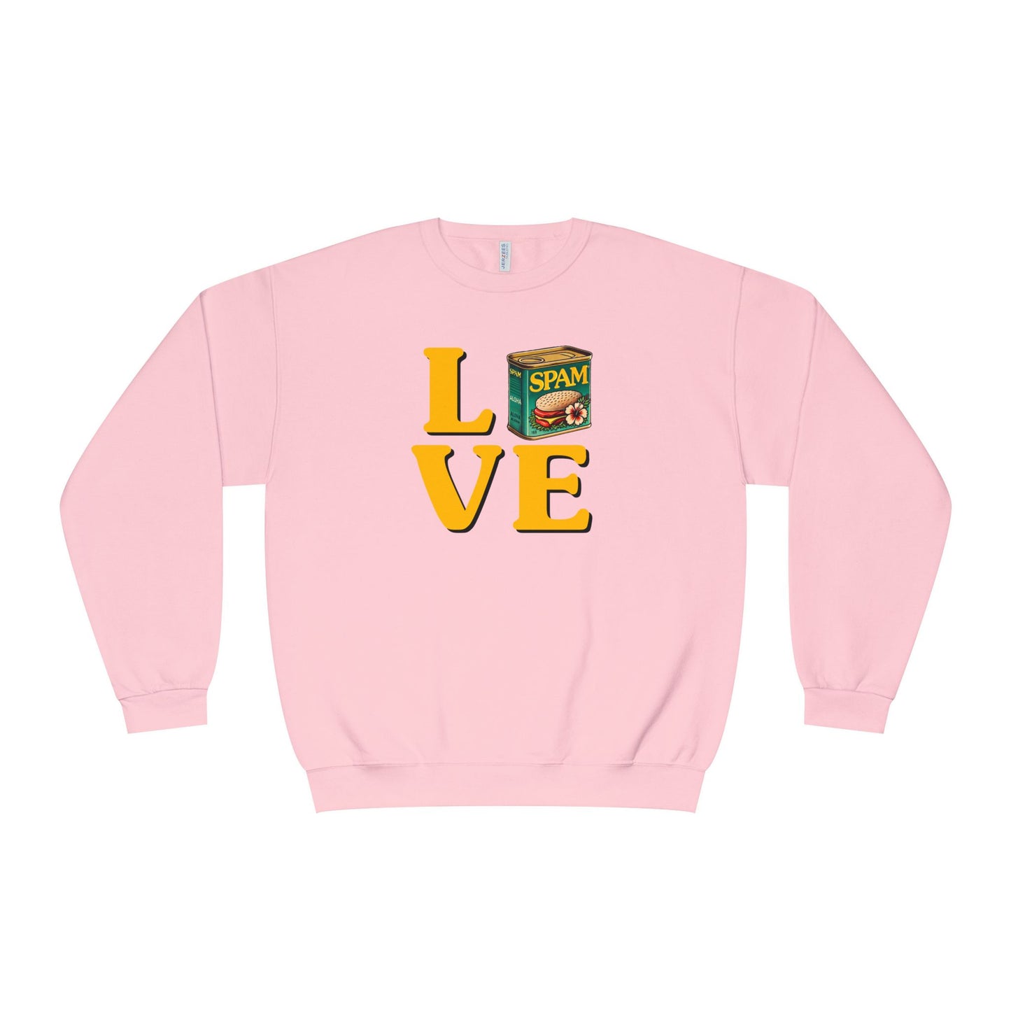 SPAM LOVE Printed Crew Sweatshirt for Spam Lovers