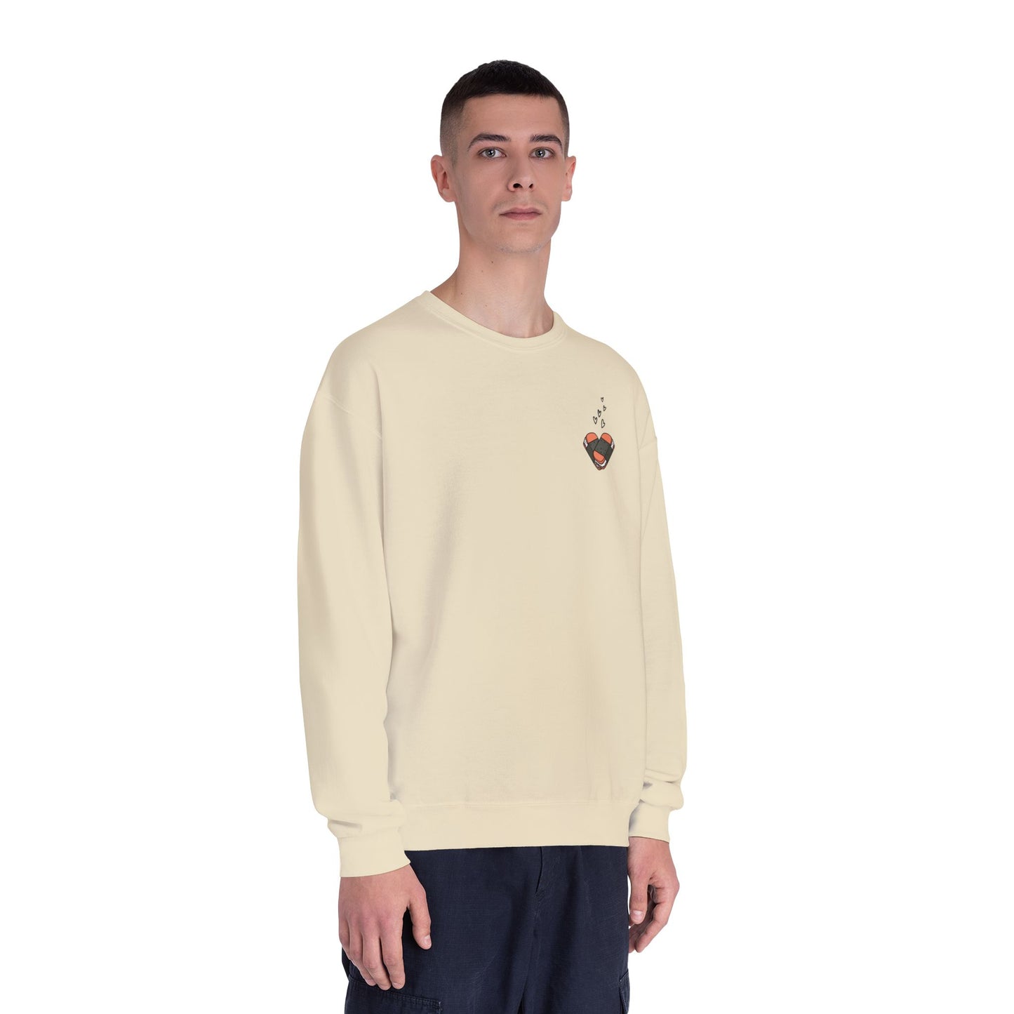 Musubi Love Printed Crew Sweatshirt