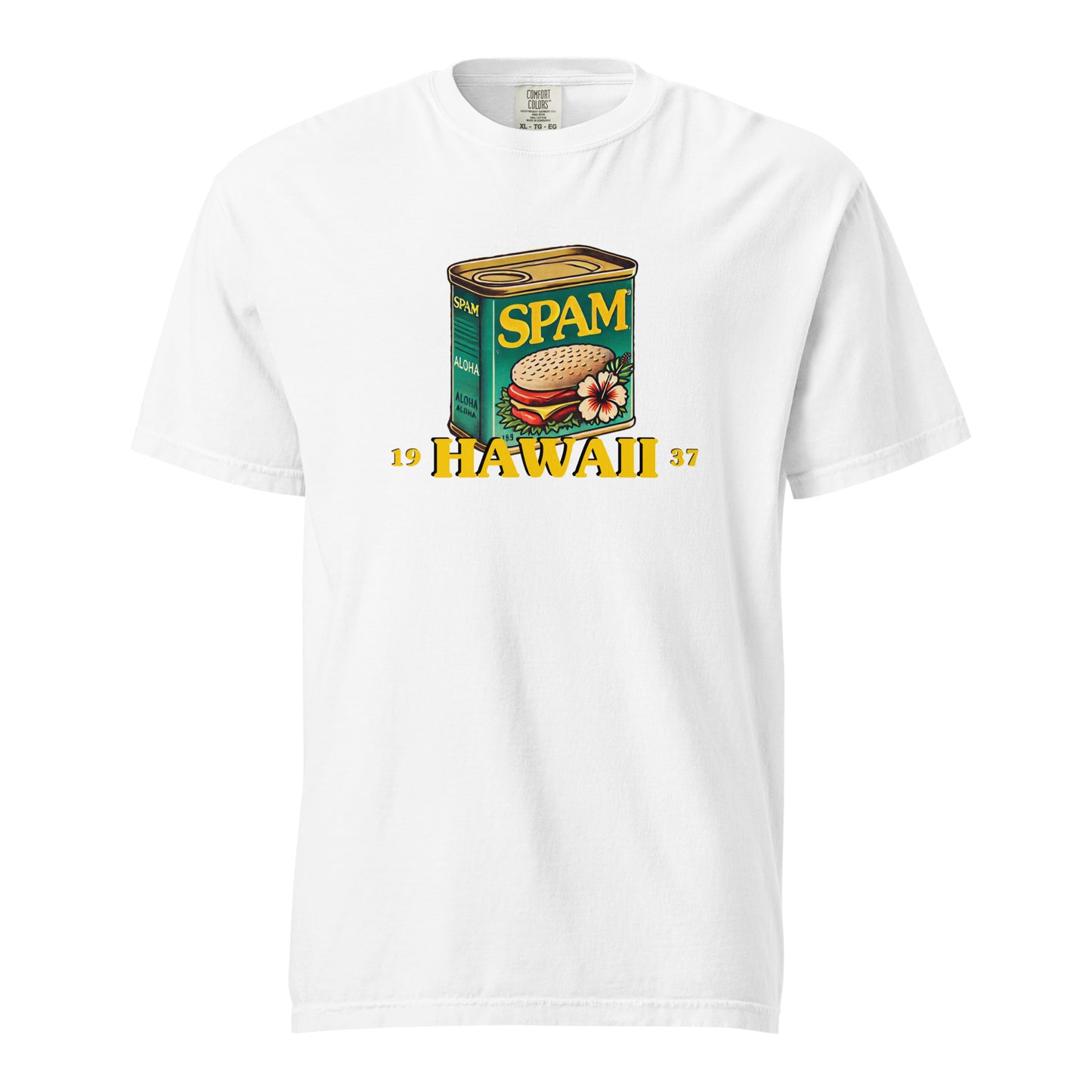 Hawaii 1937 Luncheon Meat Can Retro Graphic Tee – Premium Aloha T-Shirt-T-Shirt-Bits of Aloha