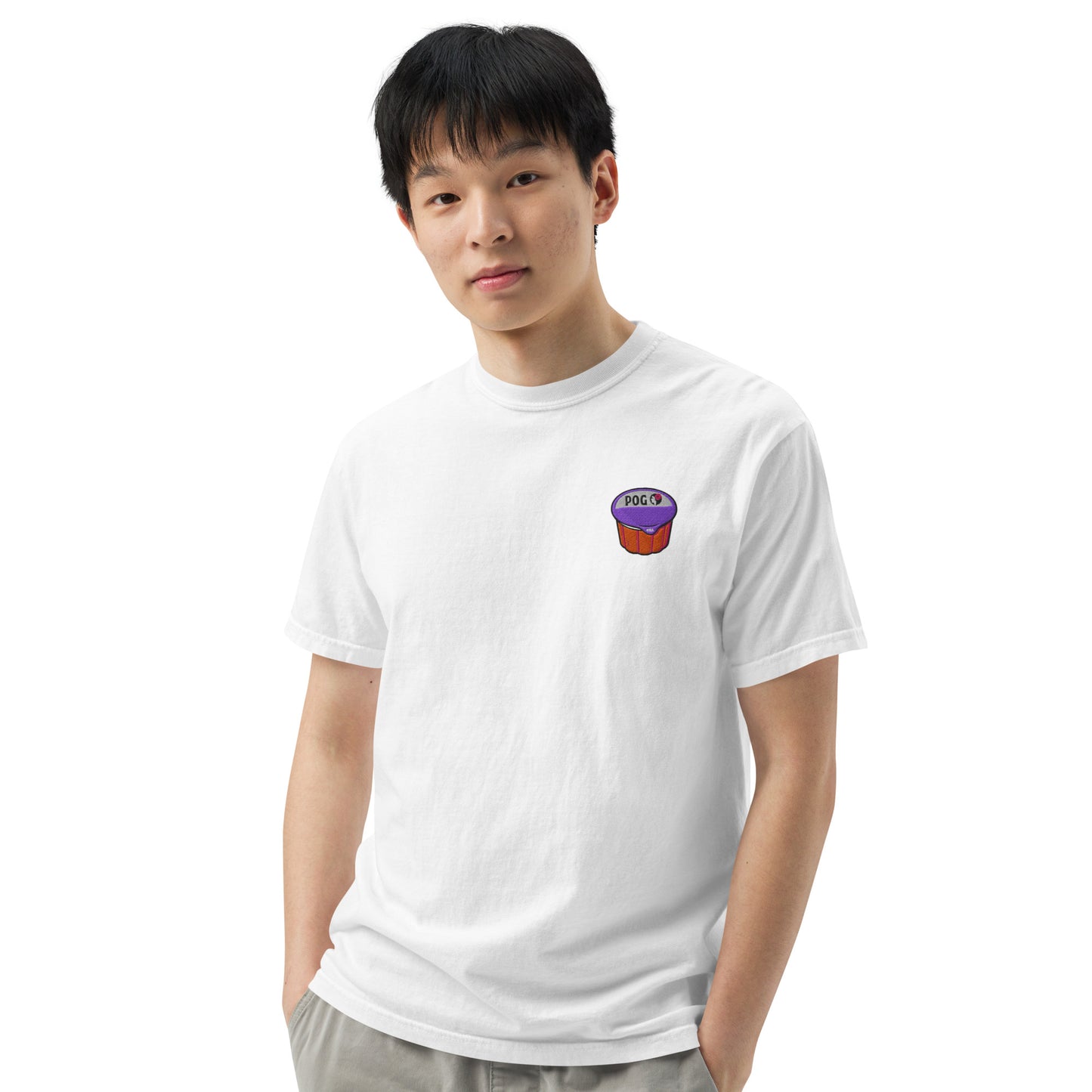 POG Juice Embroidered T-Shirt – Hawaiian Airlines-Inspired Tee-T-Shirt-Bits of Aloha
