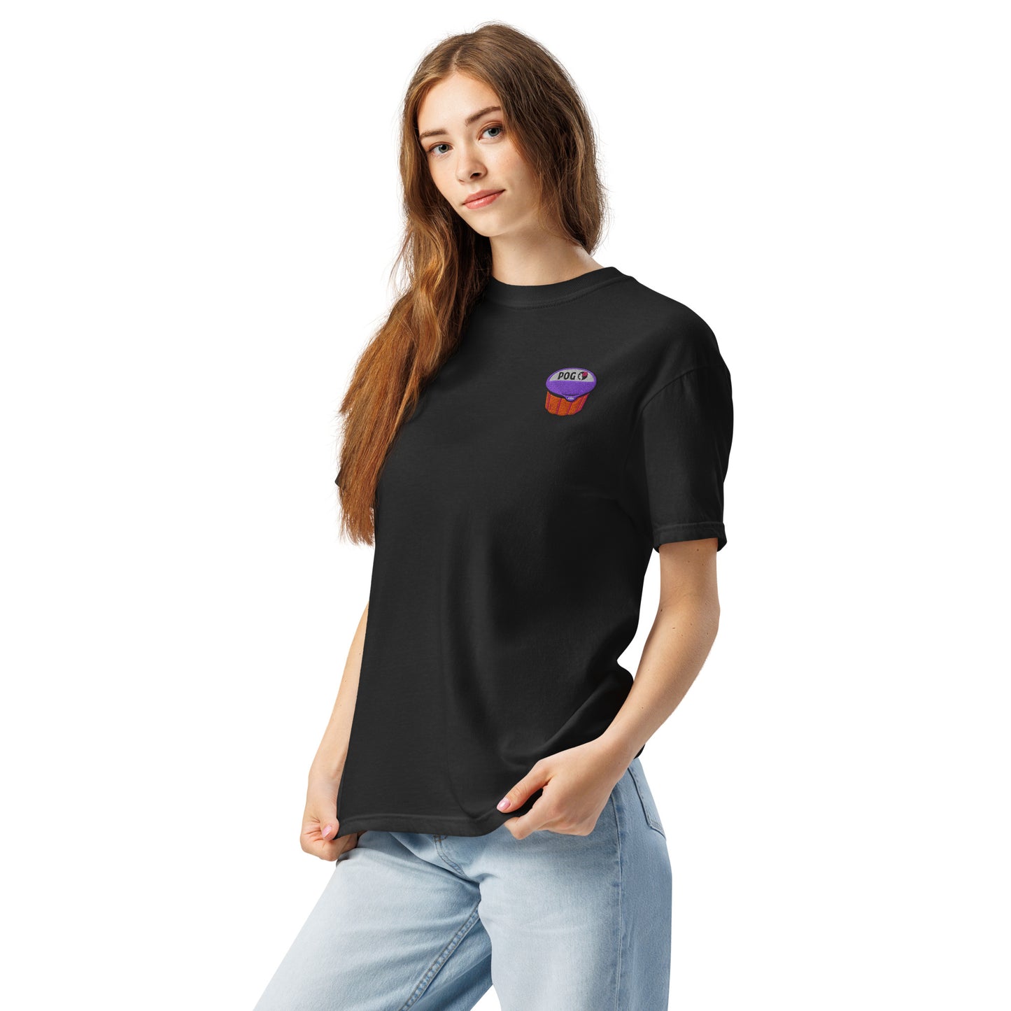 POG Juice Embroidered T-Shirt – Hawaiian Airlines-Inspired Tee-T-Shirt-Bits of Aloha