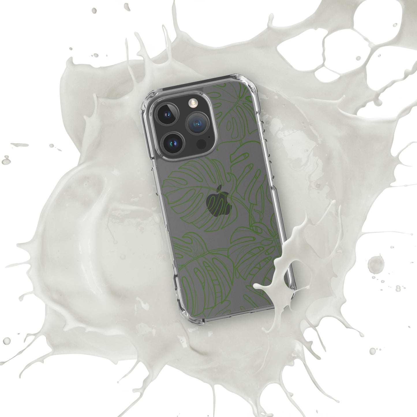 Green Monstera Clear Case for iPhone®