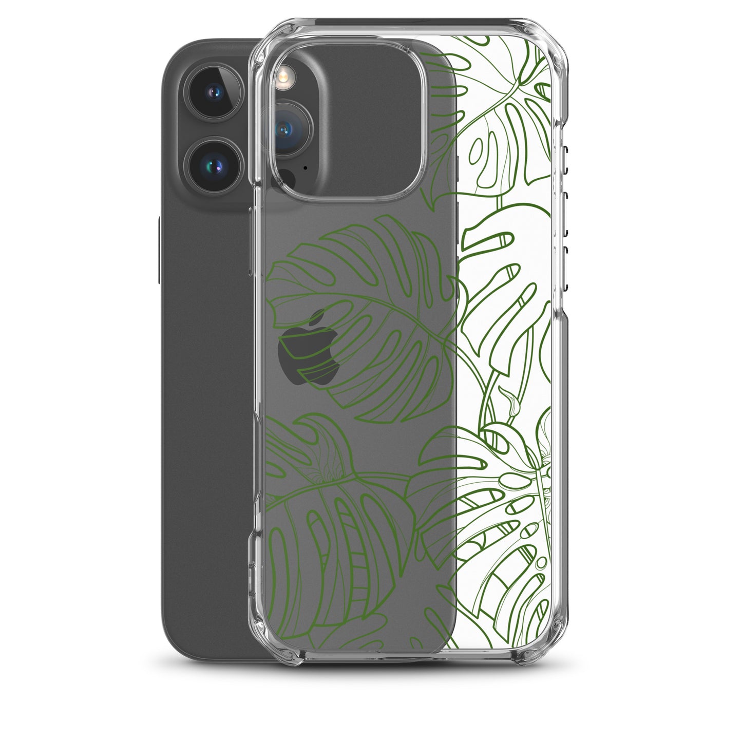 Green Monstera Clear Case for iPhone®
