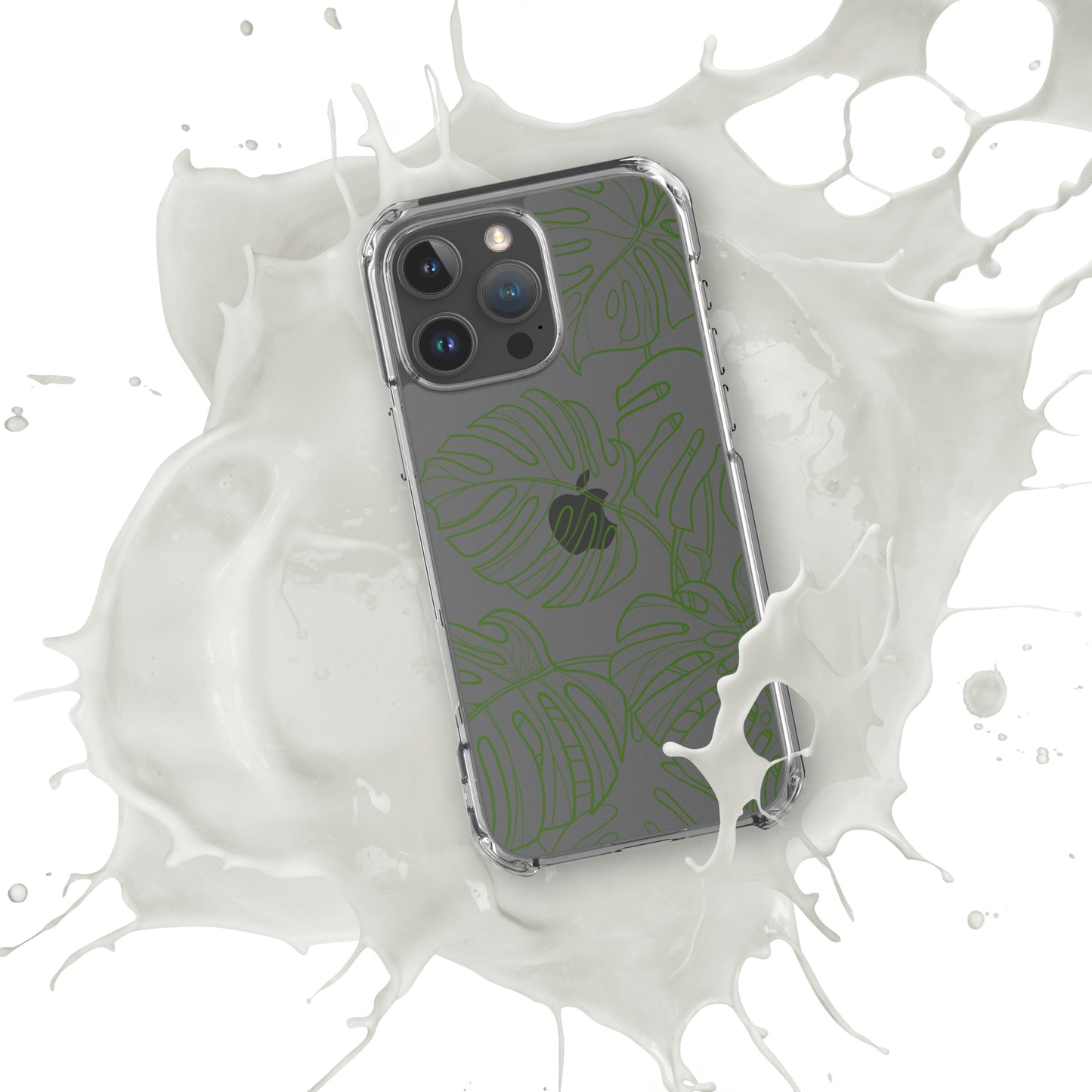 Green Monstera Clear Case for iPhone®