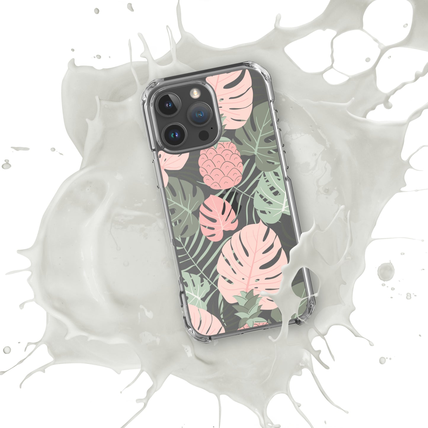 Tropical Foliage Clear Case for iPhone®