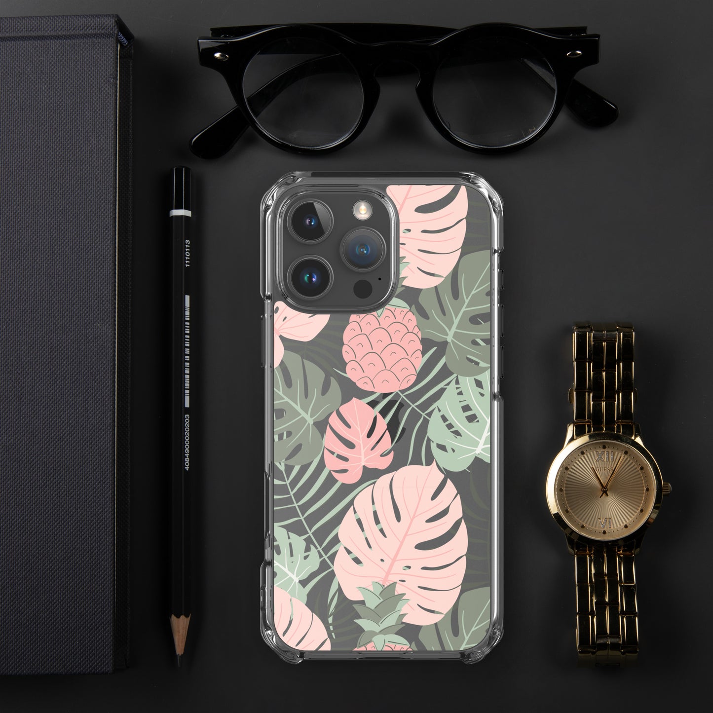 Tropical Foliage Clear Case for iPhone®