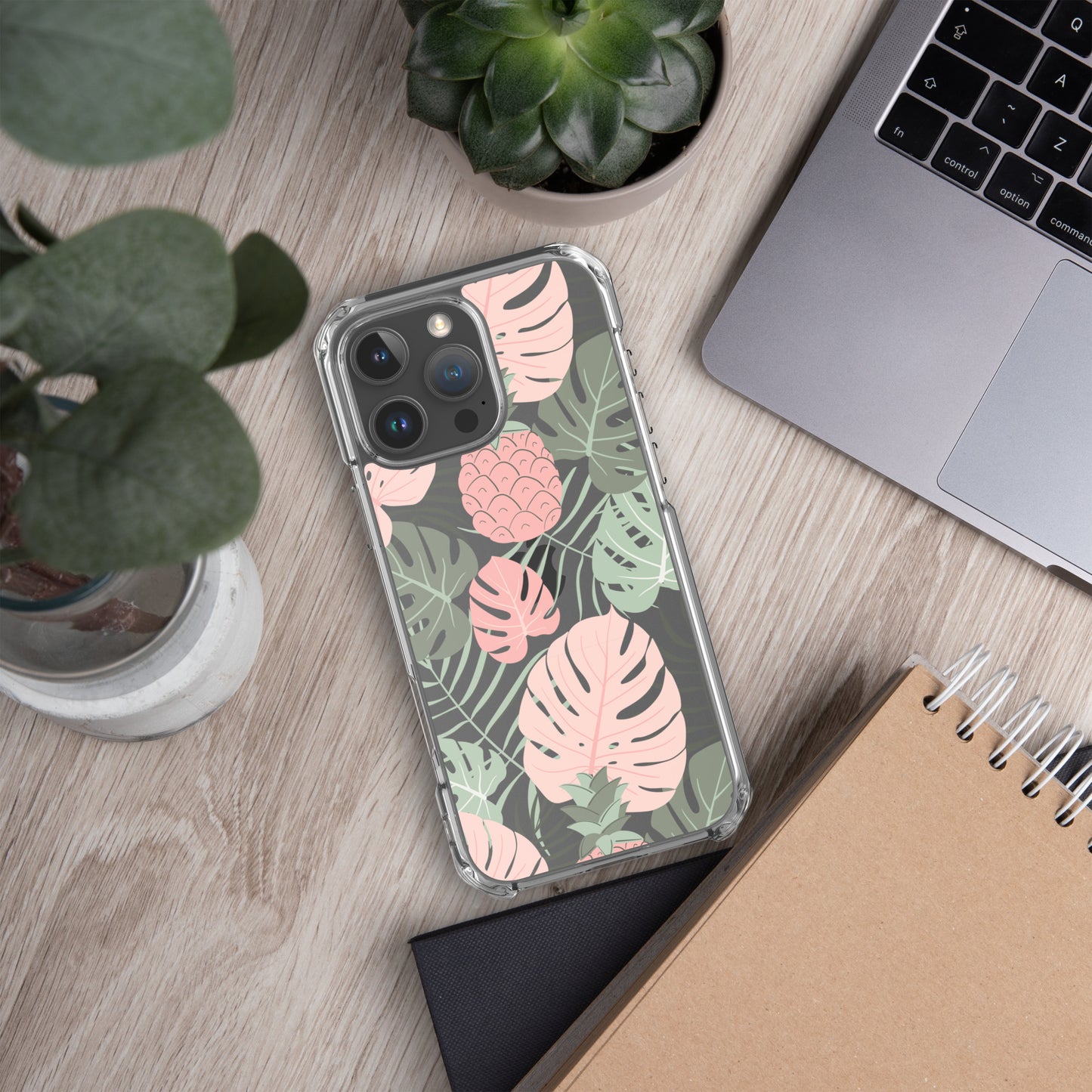 Tropical Foliage Clear Case for iPhone®