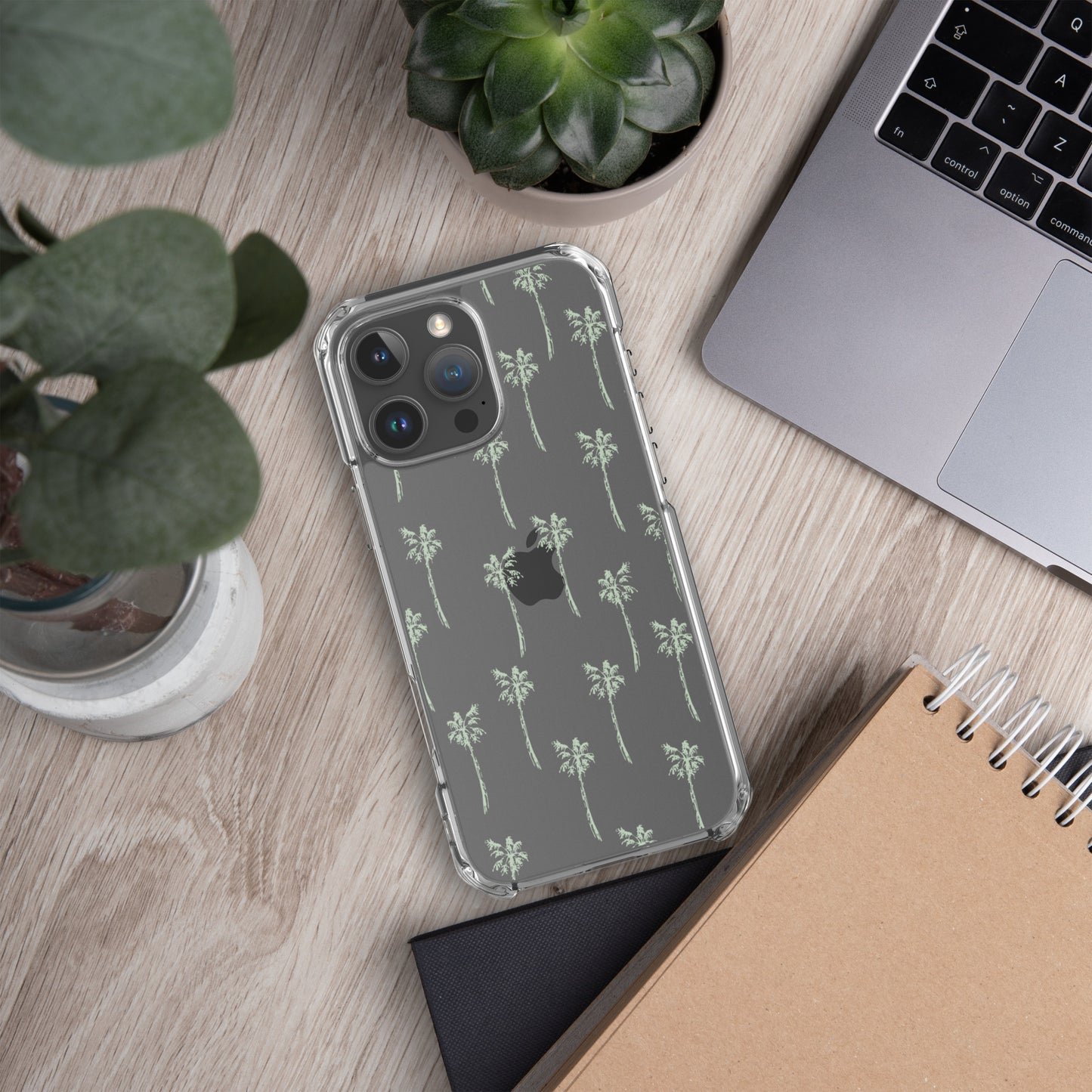 Tropical Palm Trees Clear Case for iPhone®