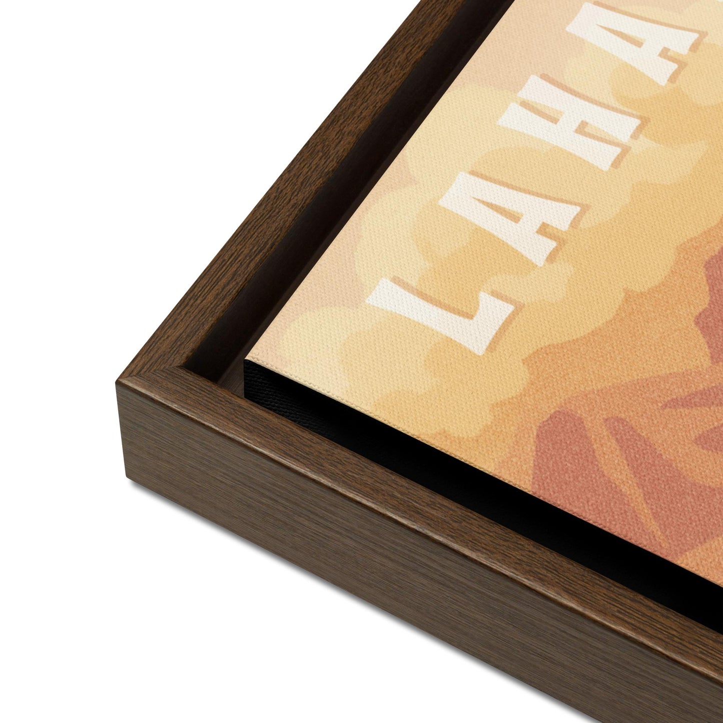 Lahaina Maui Retro Art Framed Canvas-Art-Bits of Aloha