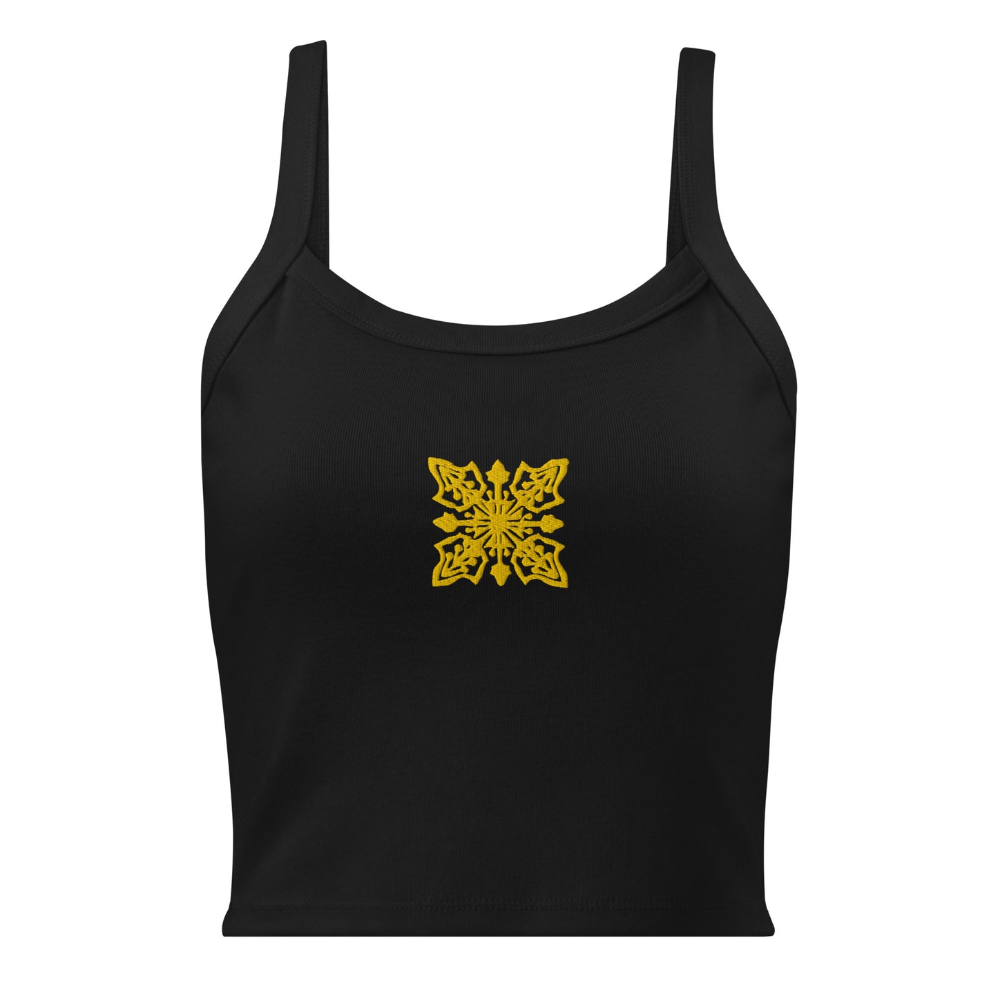 Hawaiian Quilt Embroidered Rib Tank Top-Tank Top-Bits of Aloha