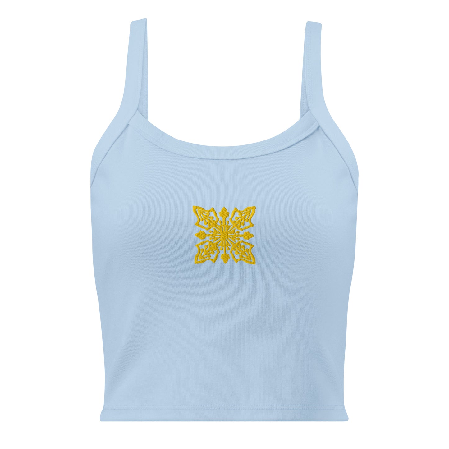 Hawaiian Quilt Embroidered Rib Tank Top-Tank Top-Bits of Aloha