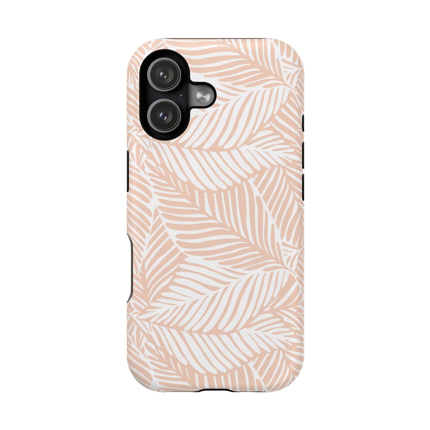 iPhone 17 MagSafe® Leafy Peach Case with Embedded Magnets for Accessories