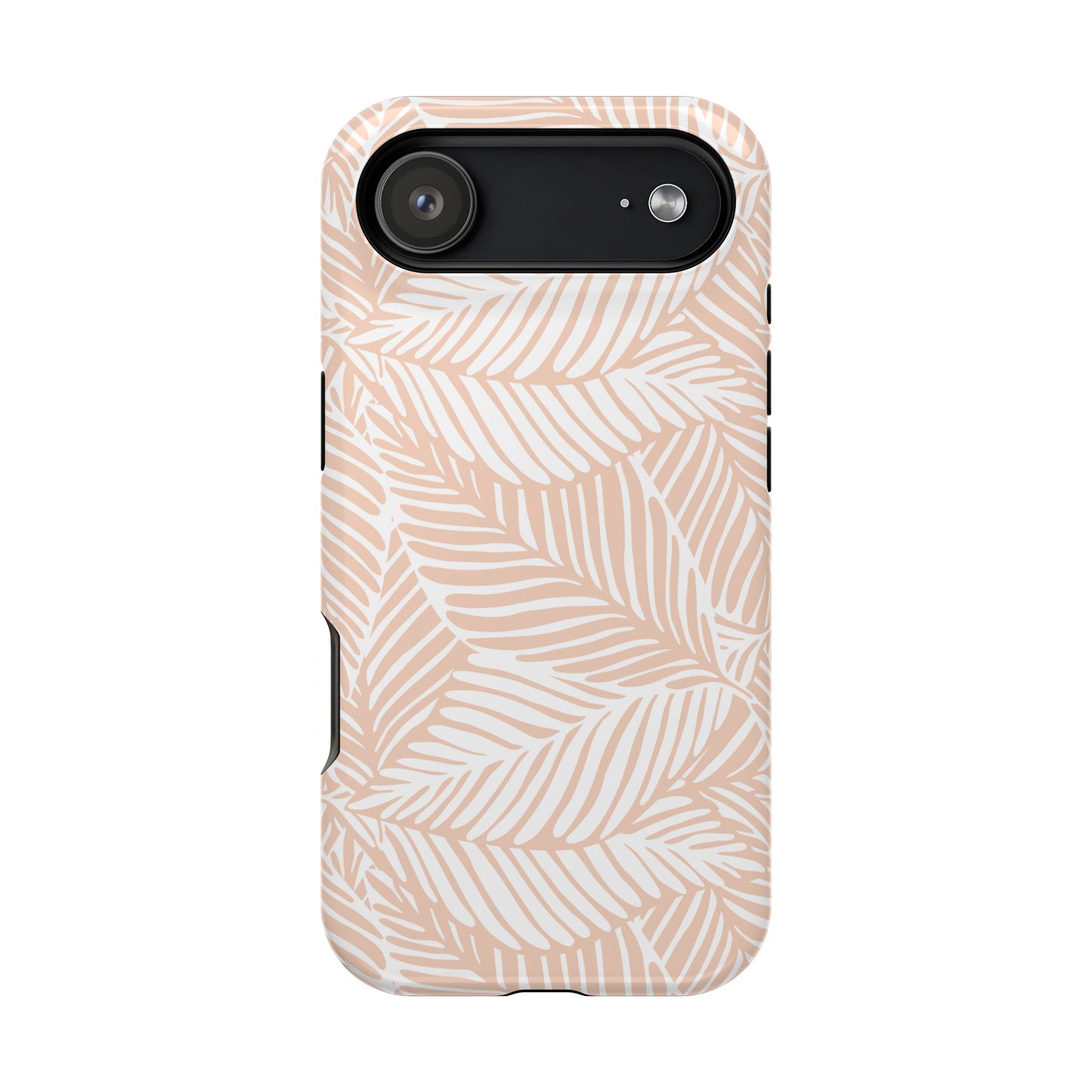iPhone 17 MagSafe® Leafy Peach Case with Embedded Magnets for Accessories