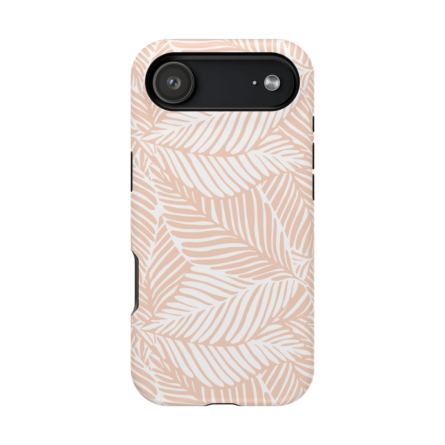 iPhone 17 MagSafe® Leafy Peach Case with Embedded Magnets for Accessories
