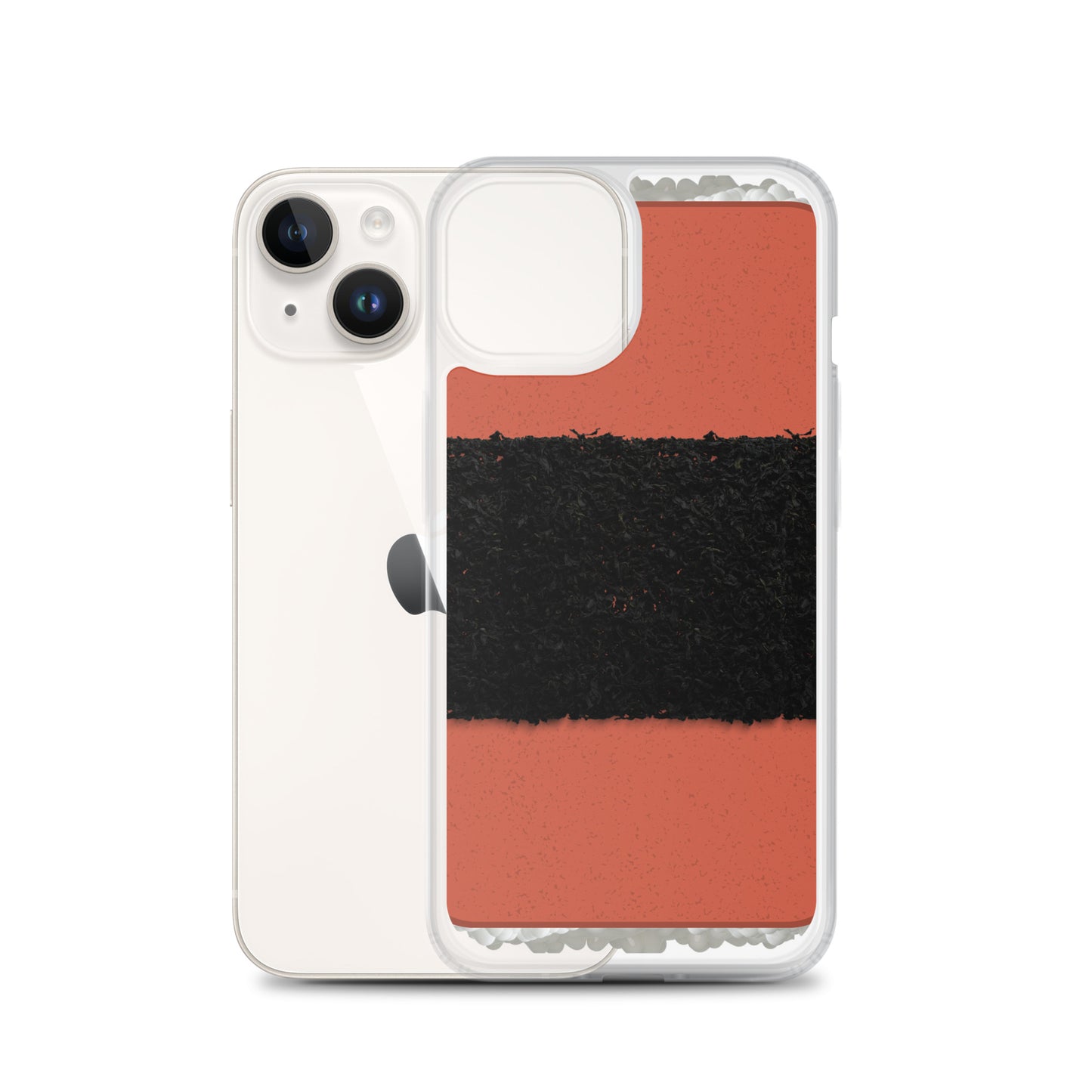 Spam Musubi MagSafe® clear case for iPhone 14-16 models-Bits of Aloha