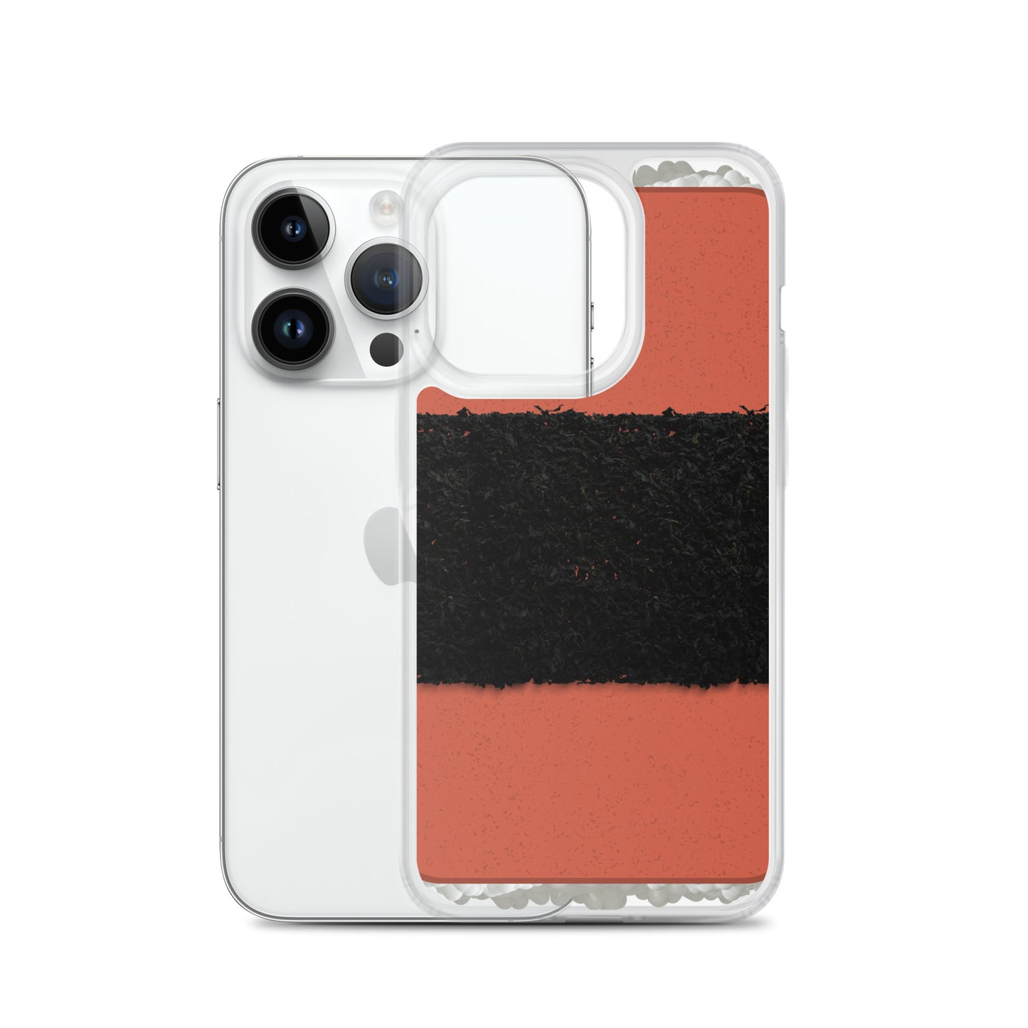 Spam Musubi MagSafe® clear case for iPhone 14-16 models-Bits of Aloha