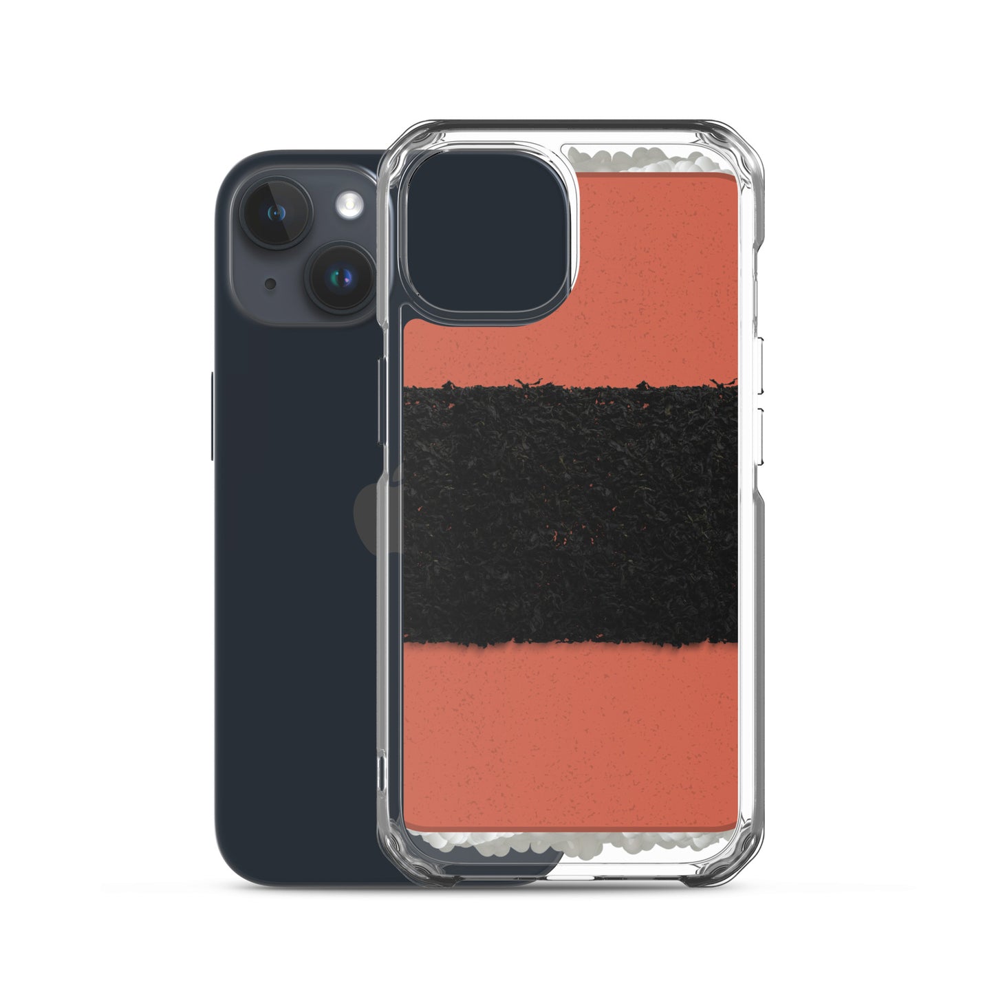 Spam Musubi MagSafe® clear case for iPhone 14-16 models-Bits of Aloha