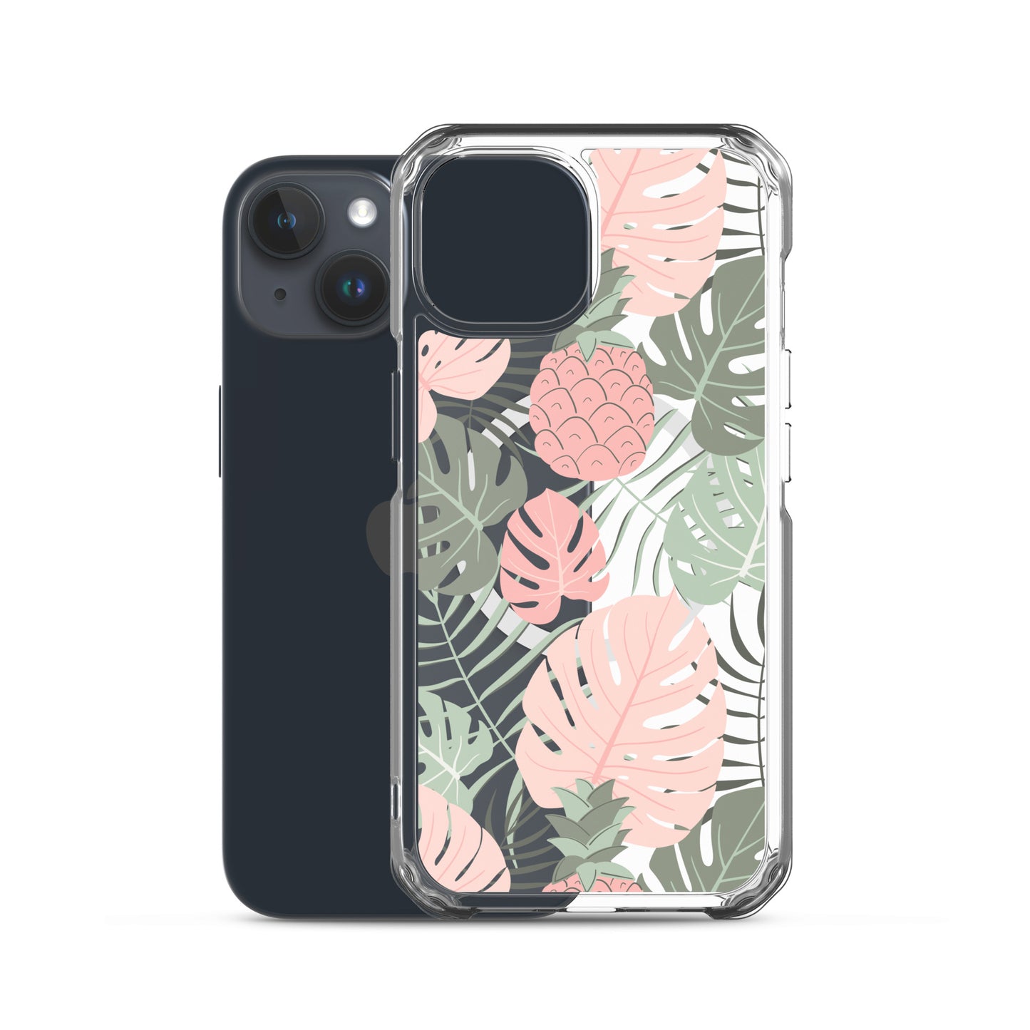 Tropical Foliage MagSafe® clear case for iPhone 14-16 models-Phone Case-Bits of Aloha
