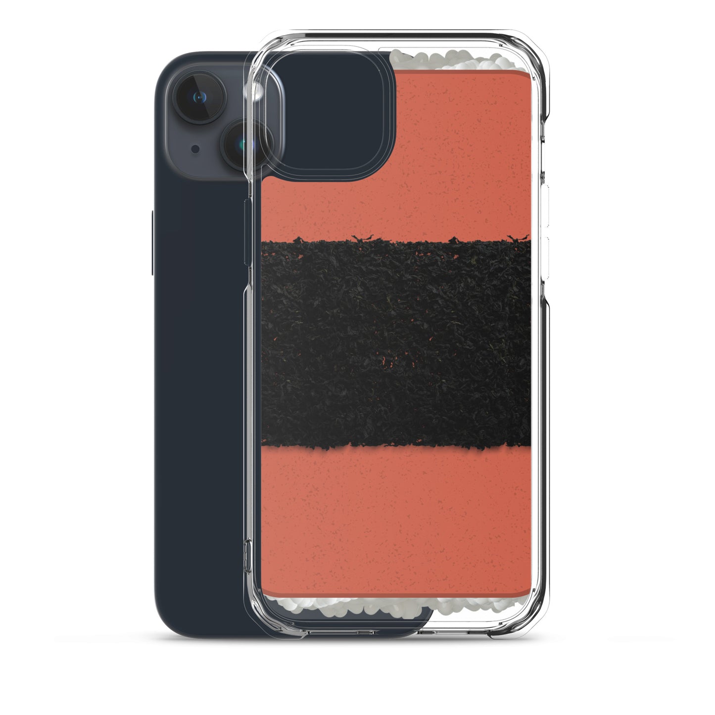 Spam Musubi MagSafe® clear case for iPhone 14-16 models-Bits of Aloha