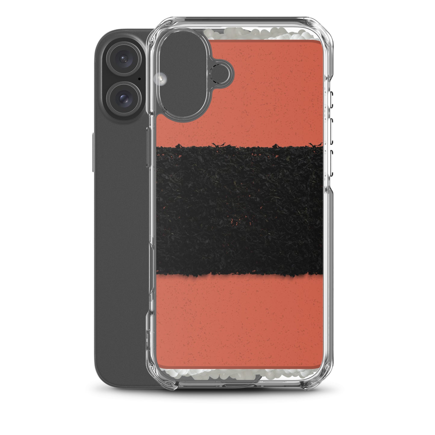 Spam Musubi MagSafe® clear case for iPhone 14-16 models-Bits of Aloha