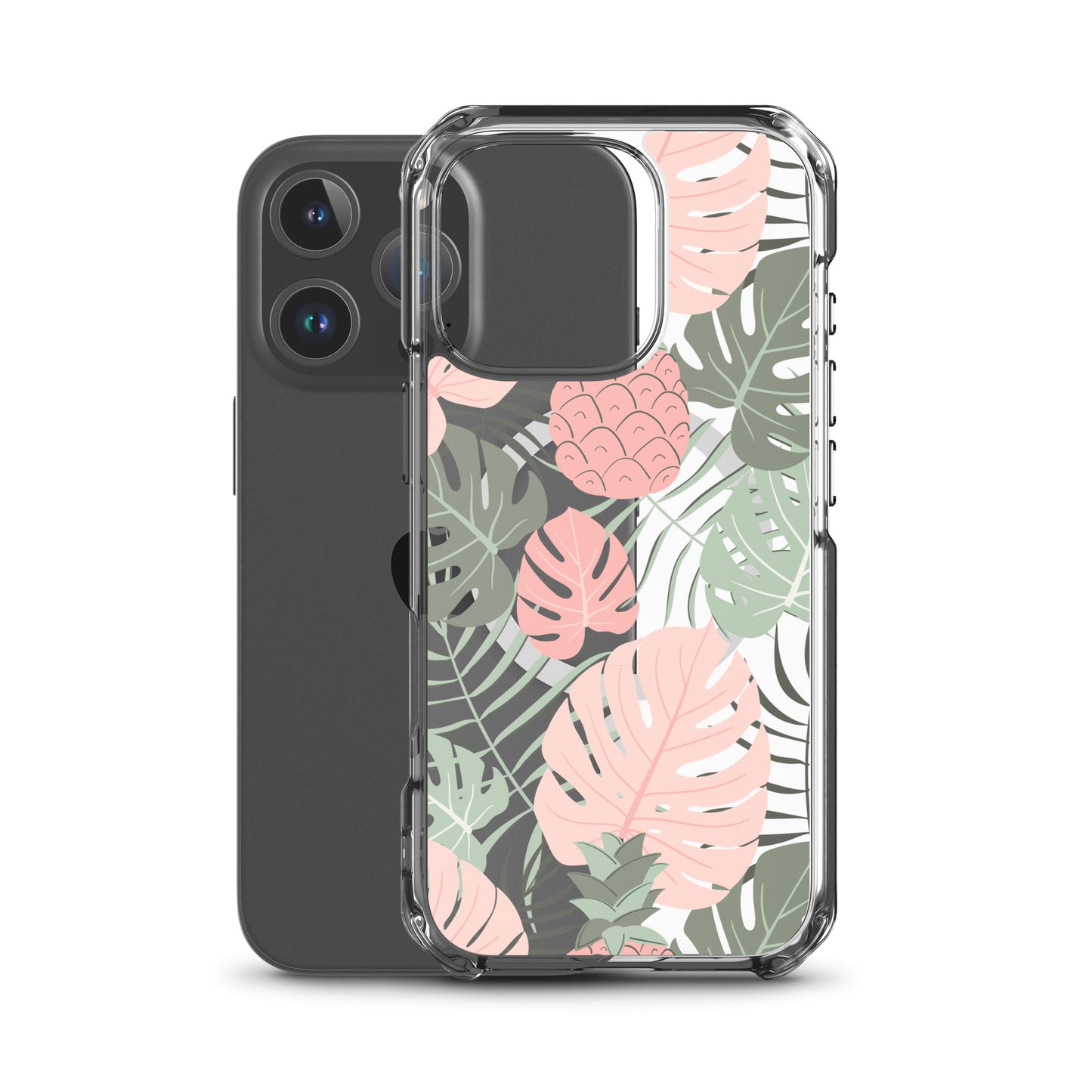 Tropical Foliage MagSafe® clear case for iPhone 14-16 models-Phone Case-Bits of Aloha