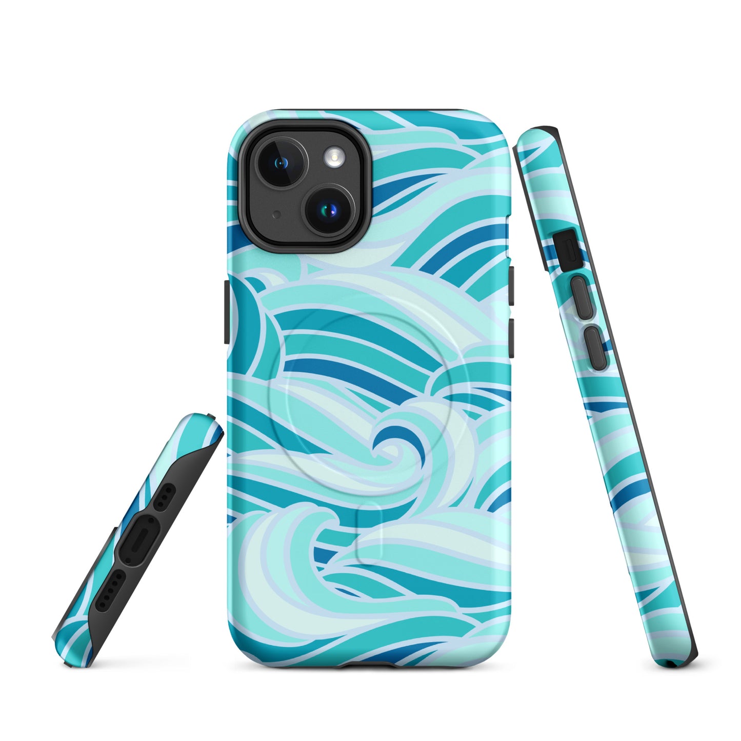 Aqua Oceans MagSafe® Tough Case for iPhone 14-16-Bits of Aloha