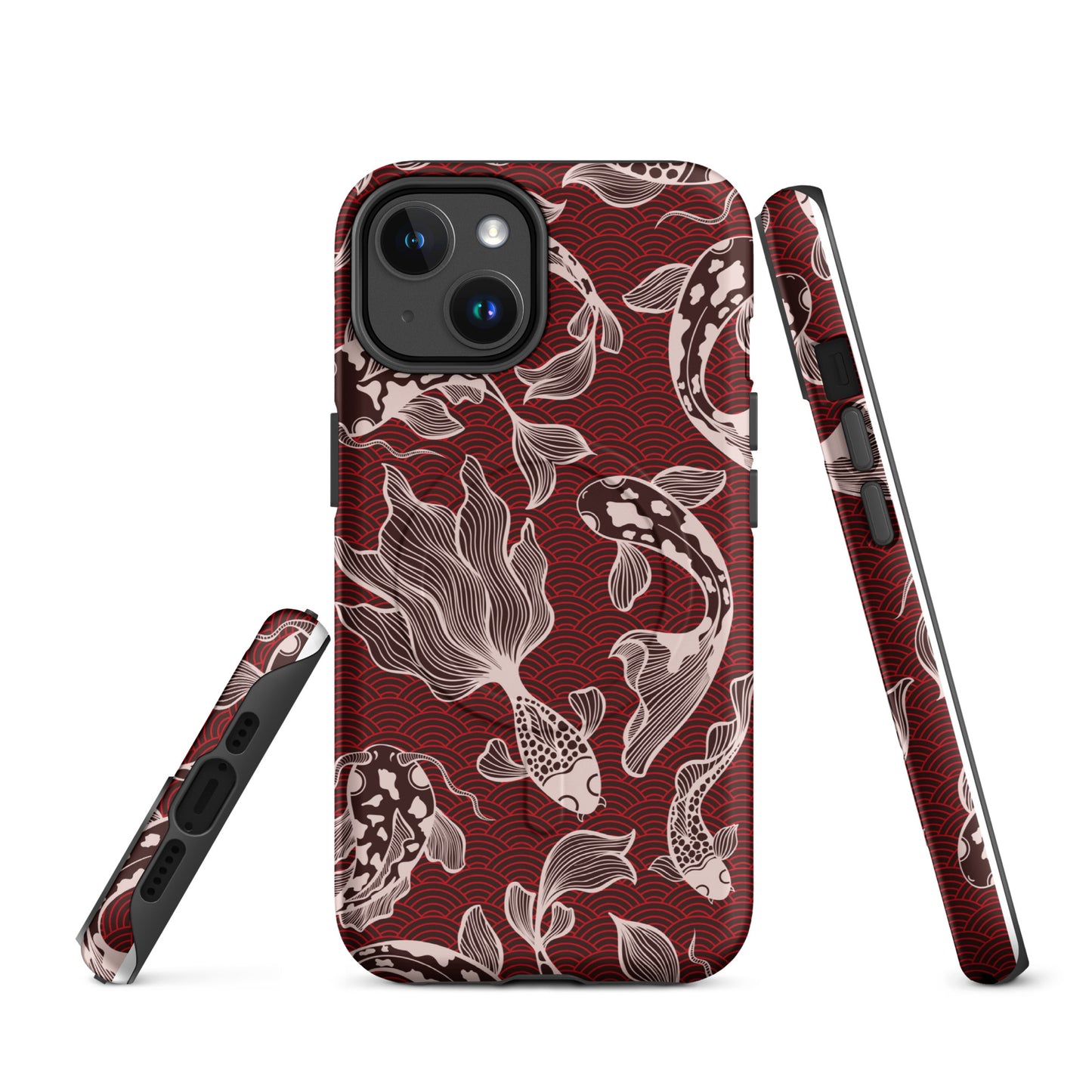 Red Koi MagSafe® Tough Case for iPhone 14-16-Bits of Aloha