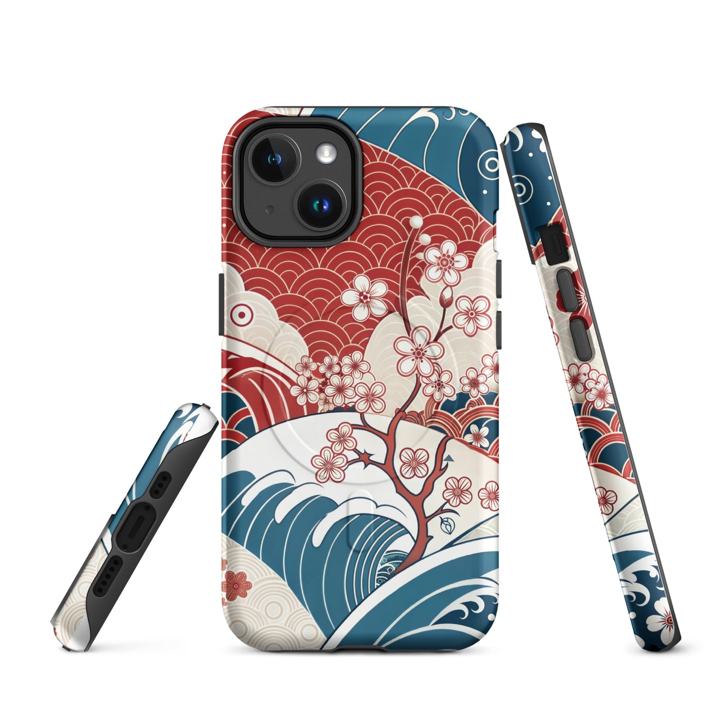 Japanscape MagSafe® tough case for iPhone® 14-16-Bits of Aloha