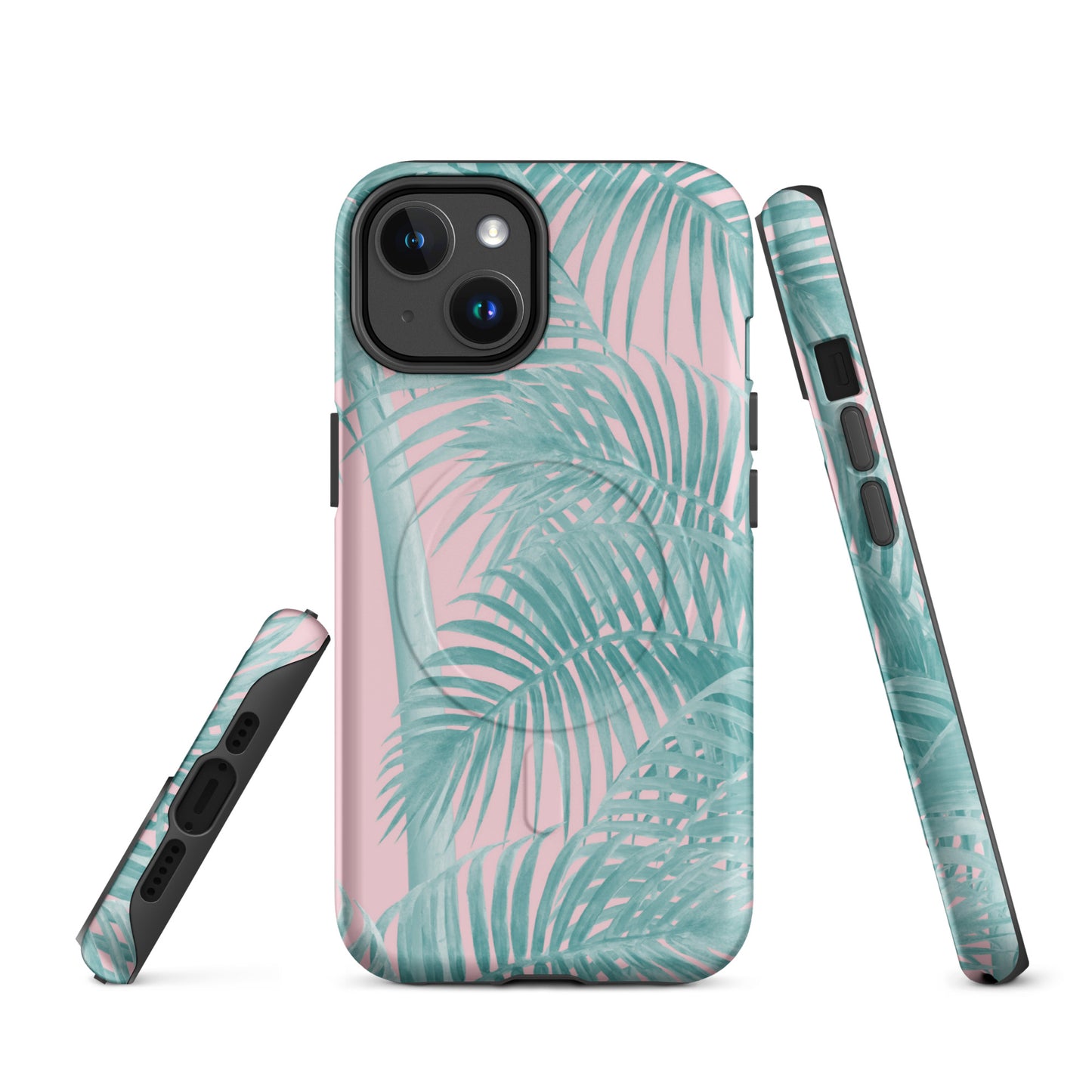 Pink Palms MagSafe® Tough Case for iPhone 14-16-Bits of Aloha