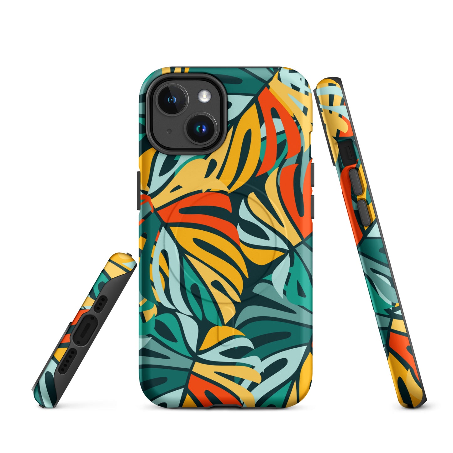 Monstera Madness MagSafe® Tough Case for iPhone 14-16-Bits of Aloha
