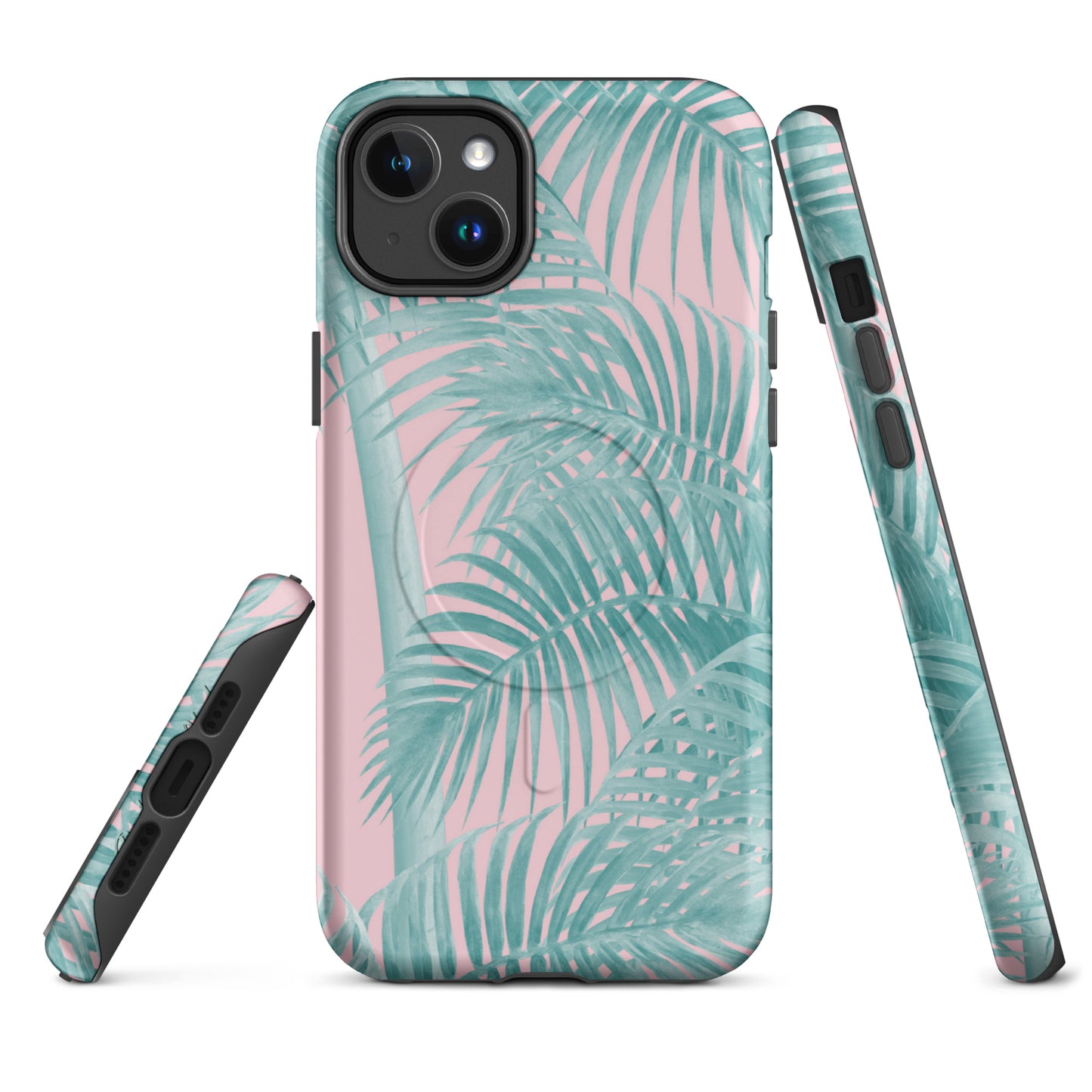 Pink Palms MagSafe® Tough Case for iPhone 14-16-Bits of Aloha