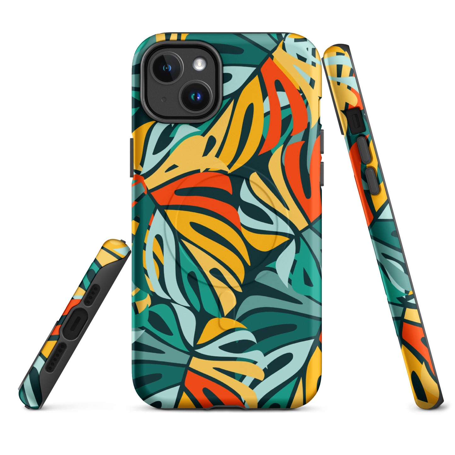 Monstera Madness MagSafe® Tough Case for iPhone 14-16-Bits of Aloha