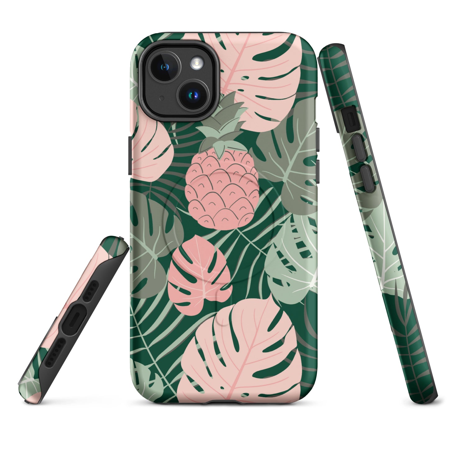 Tropical Foliage MagSafe® Tough Case for iPhone 14-16-Phone Case-Bits of Aloha