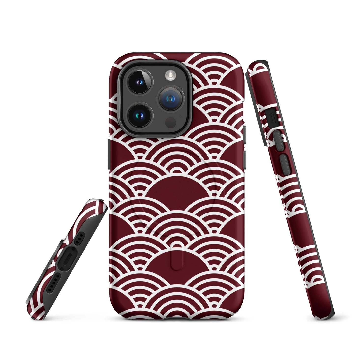 Maroon Pacific MagSafe® Tough Case for iPhone 14-16-Bits of Aloha