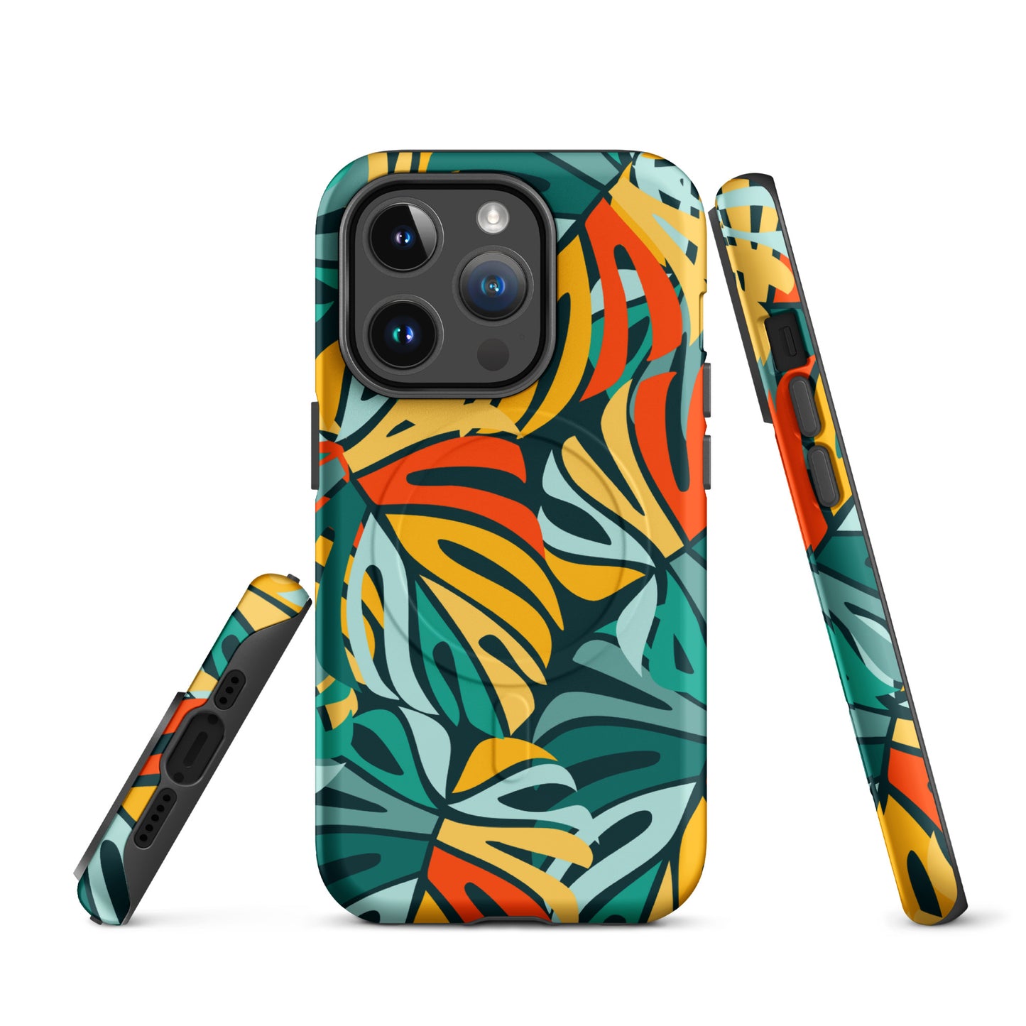 Monstera Madness MagSafe® Tough Case for iPhone 14-16-Bits of Aloha