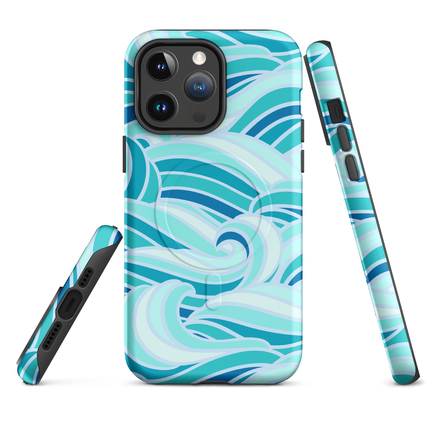 Aqua Oceans MagSafe® Tough Case for iPhone 14-16-Bits of Aloha
